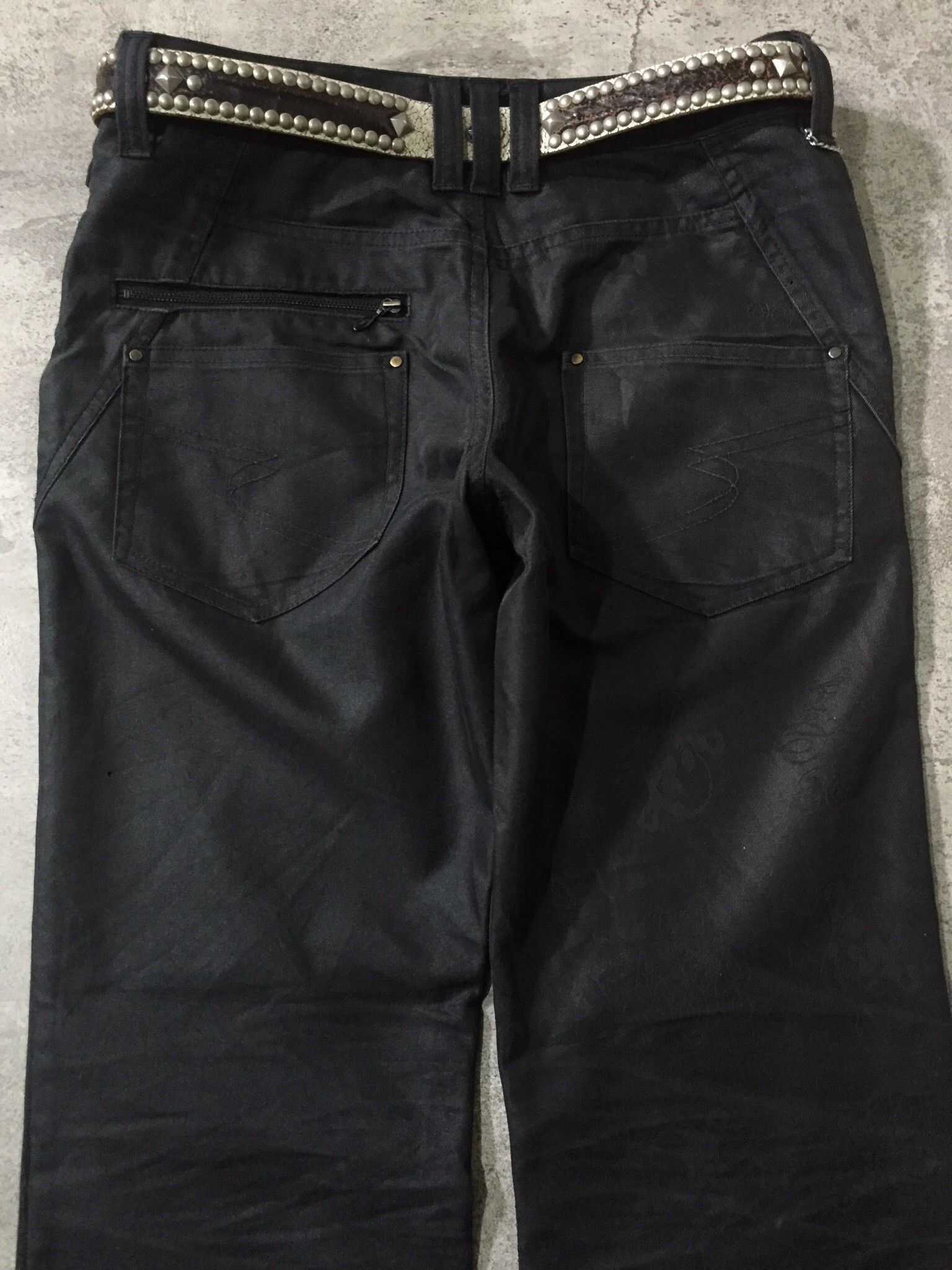 semanticdesign Semantic Design Flare Wash Embordiery And Printed Back Pants Size US 31 - 6 Thumbnail