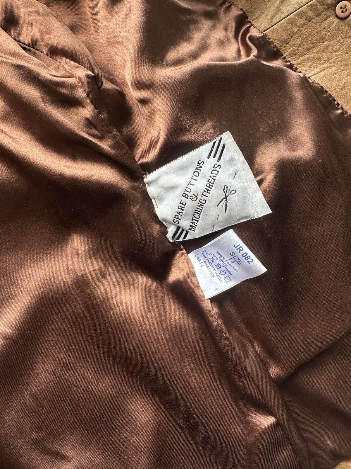 Other 🚨VNTG LEATHER JACKET AVANT GARDE WESTERN BROWN MOTO Size US M / EU 48-50 / 2 - 12 Thumbnail