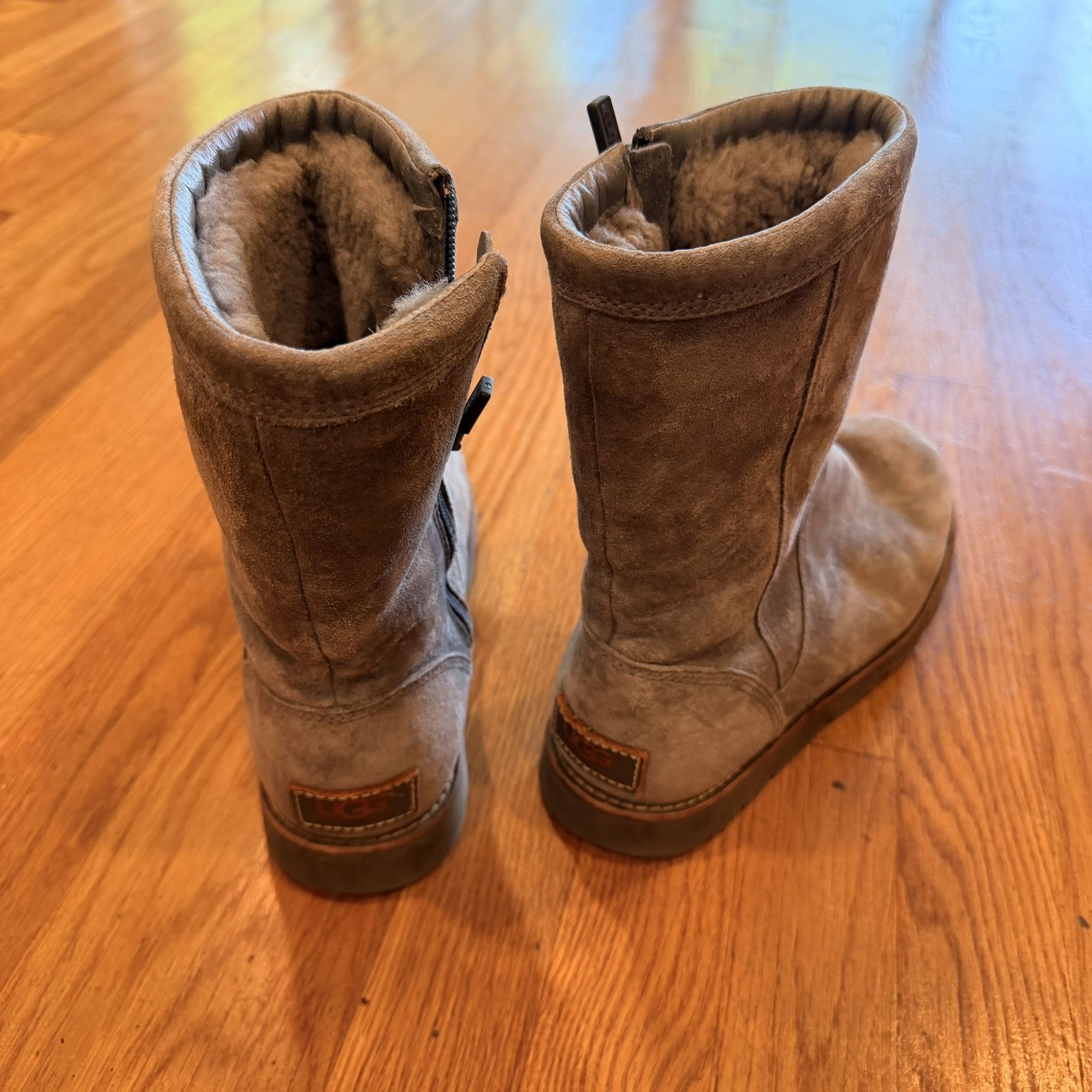 Ugg UGG Selia Zip Winter Boots Women Size 7 Gray Size US 8 / IT 38 - 7 Thumbnail