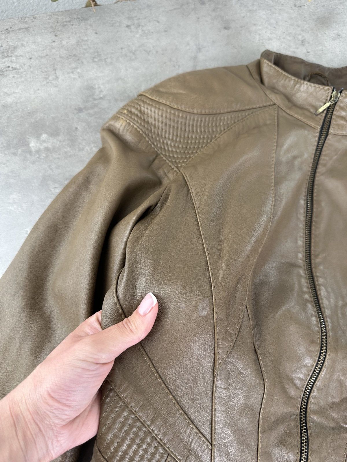 Japanese Brand Vintage Leather Jacket Size S / US 4 / IT 40 - 5 Thumbnail