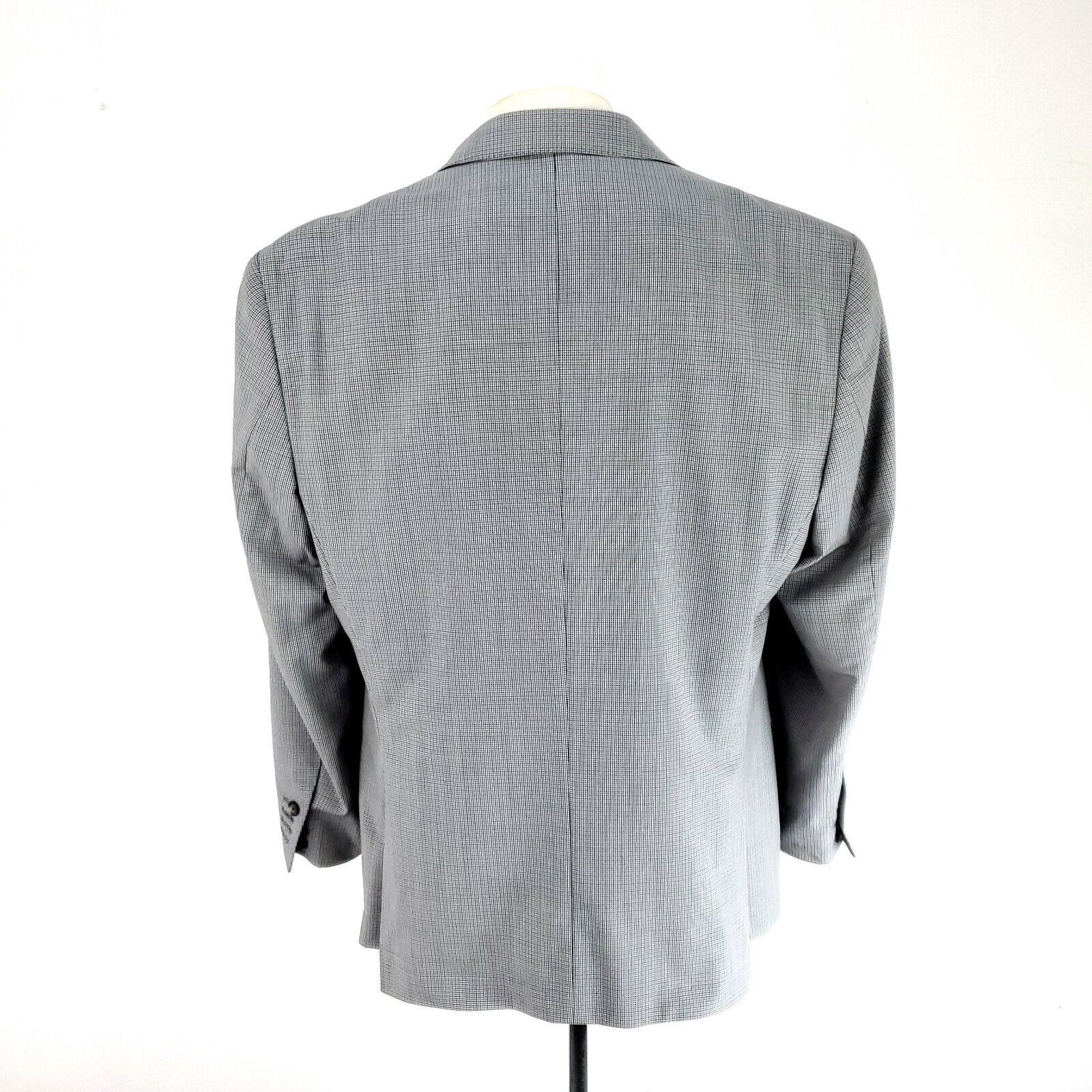 Jos. A. Bank Joseph Jos A Bank Wool 2 Button Blazer 42R Gray Green Blue C Size 42R - 7 Thumbnail