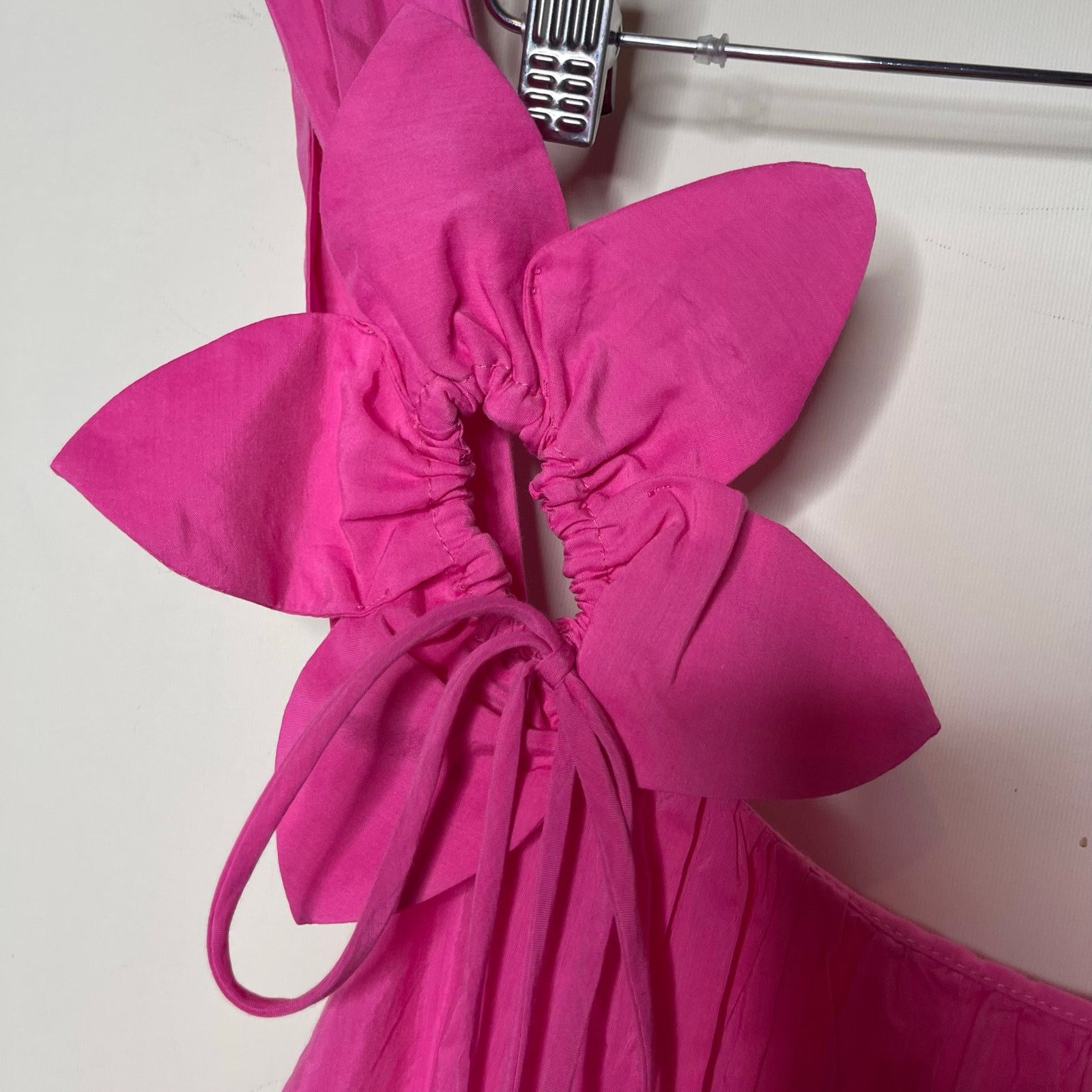 Farm Rio NWT Farm Rio Sleeveless Floral Straps Midi Dress in Pink L Size L / US 10 / IT 46 - 4 Thumbnail