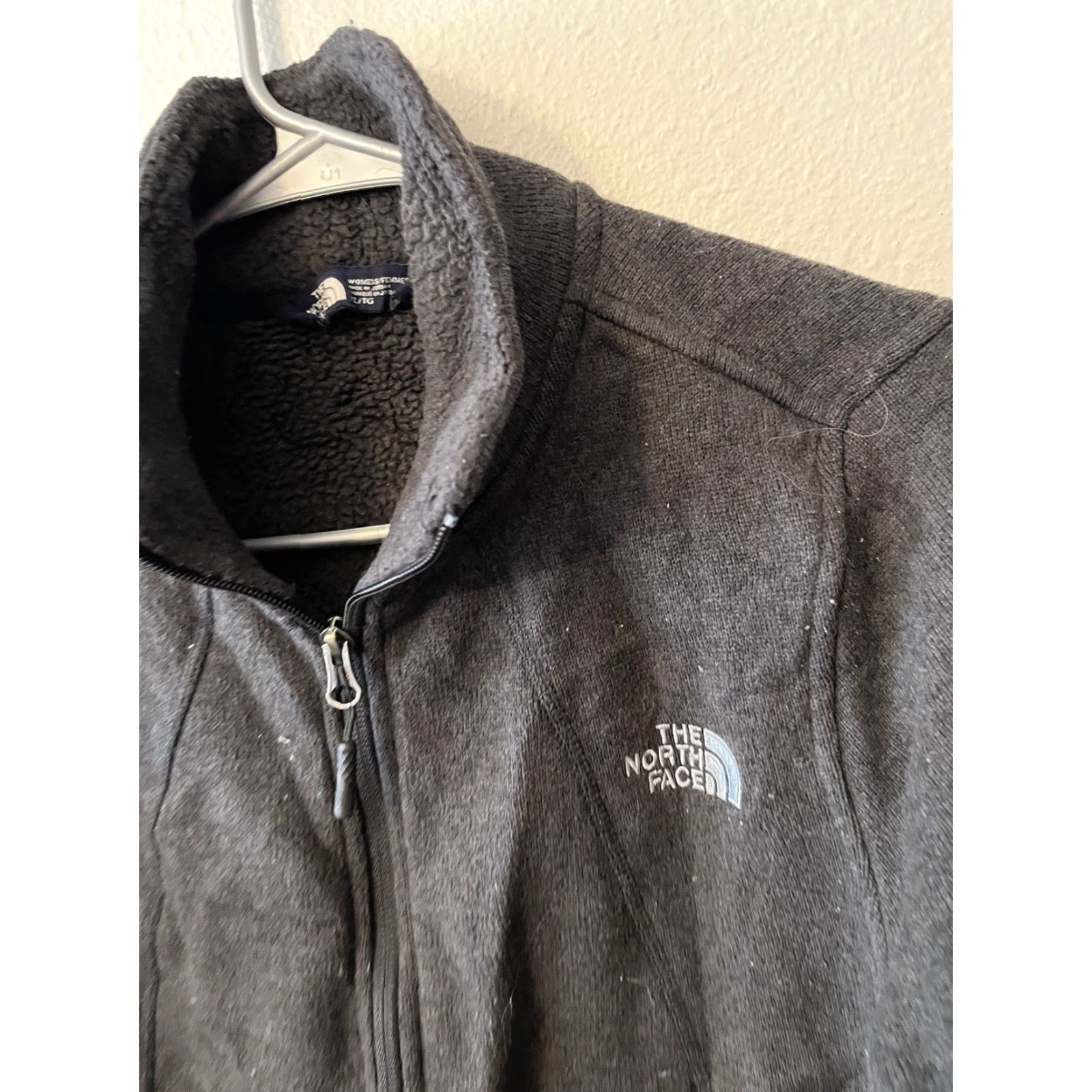 The North Face The North Face Embroidered Women Full Zip Dark Gray Long Sleeve Sweater XL Size XL / US 12-14 / IT 48-50 - 2 Thumbnail