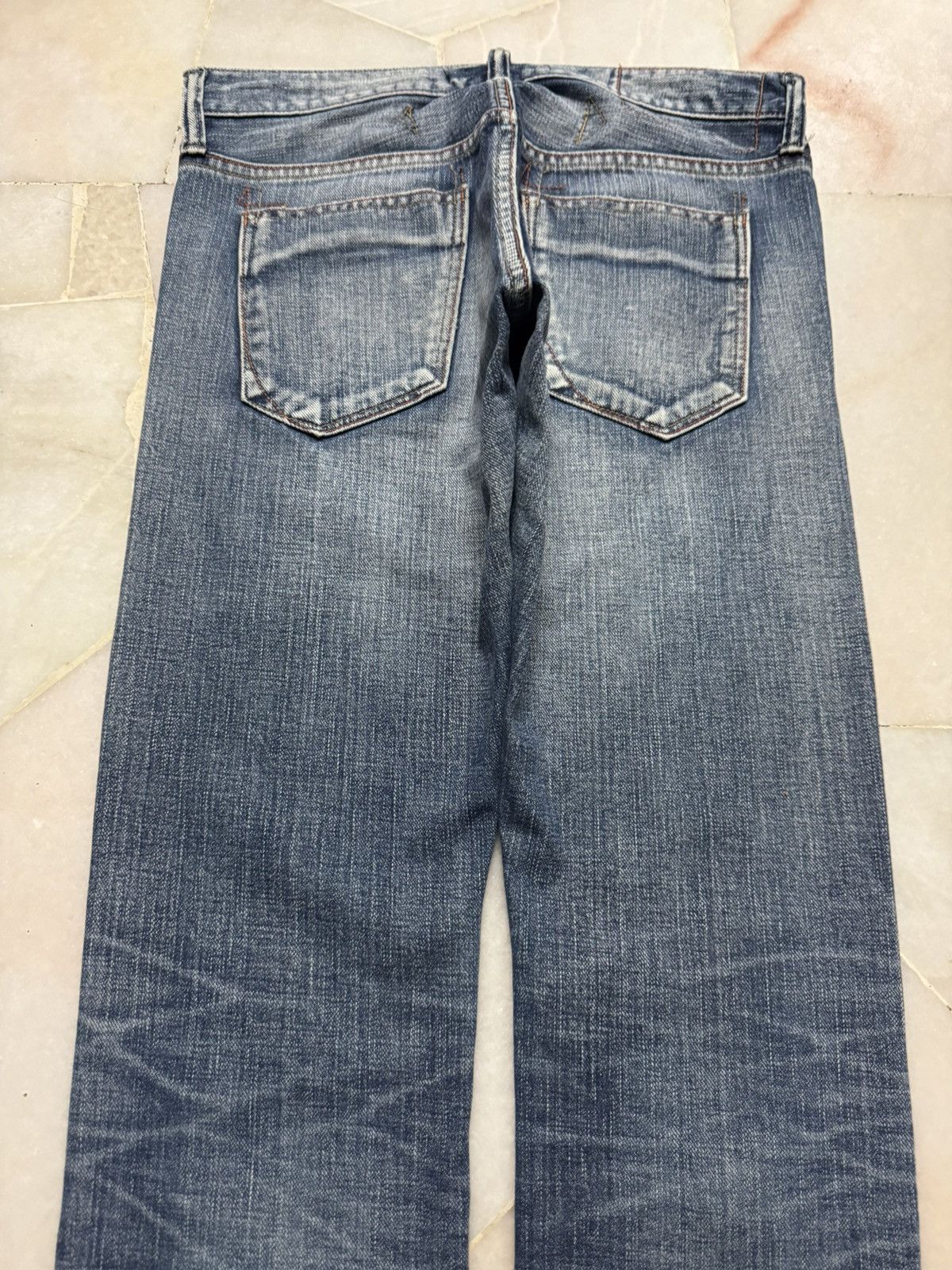 Vintage 💥SELVEDGE 90s💥JOHNBULL GRUNGE STONEWASH DISTRESS DENIM SLIM Size US 28 / EU 44 - 16 Thumbnail