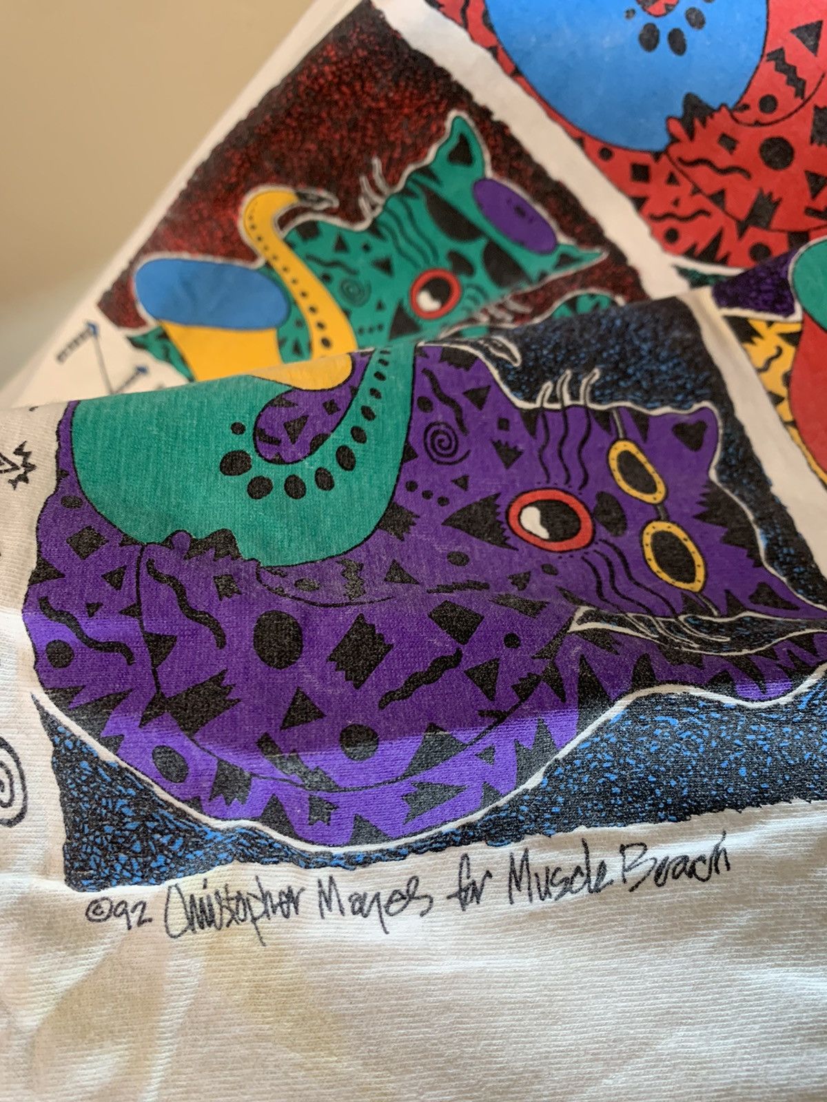 Vintage RARE* Vintage 1992 Jazz Cats New Orleans Single Stitch Shirt Size US L / EU 52-54 / 3 - 5 Thumbnail