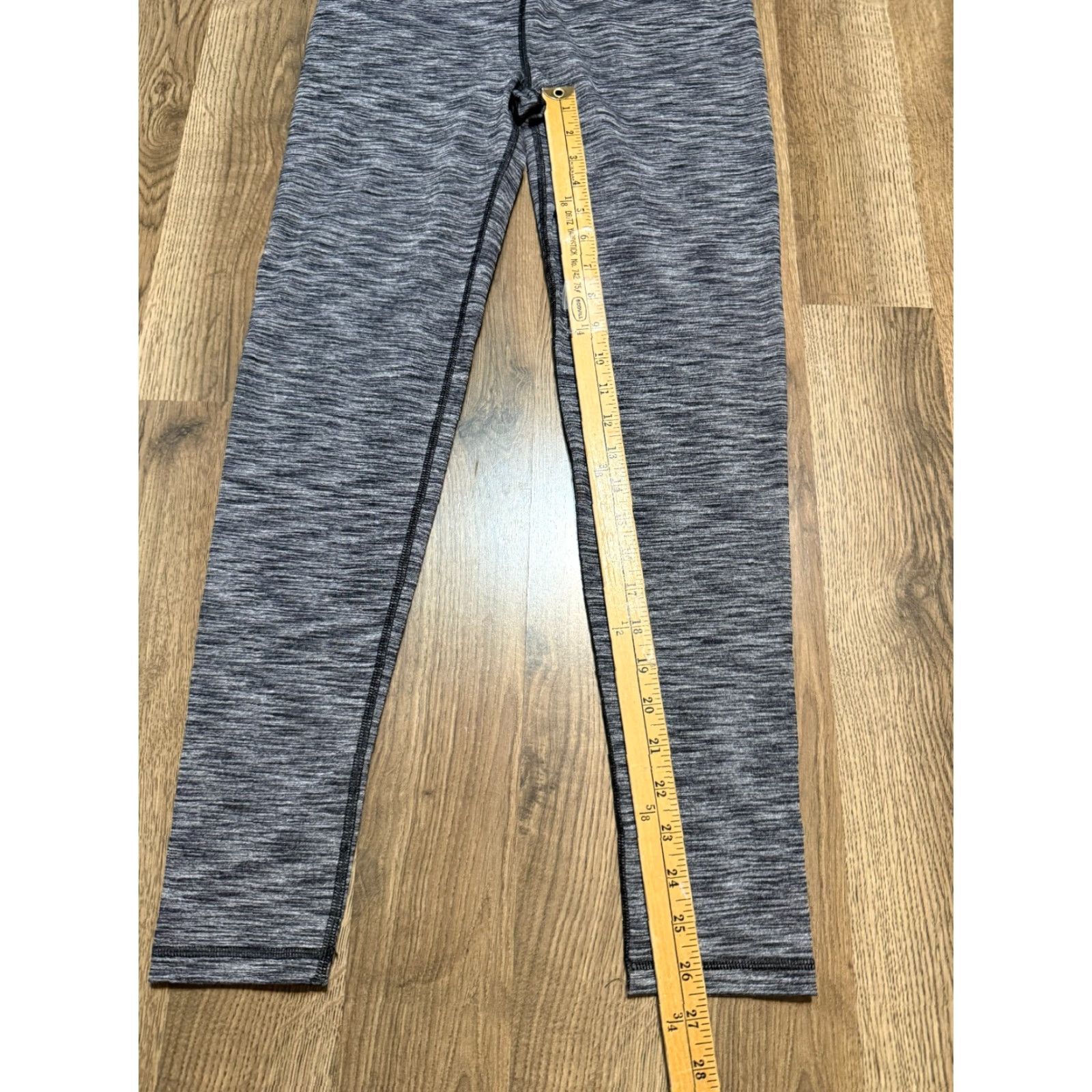 Vintage Victoria Sports Leggings Women's M Black Mid Rise Stretch Size 32" / US 10 / IT 46 - 7 Thumbnail