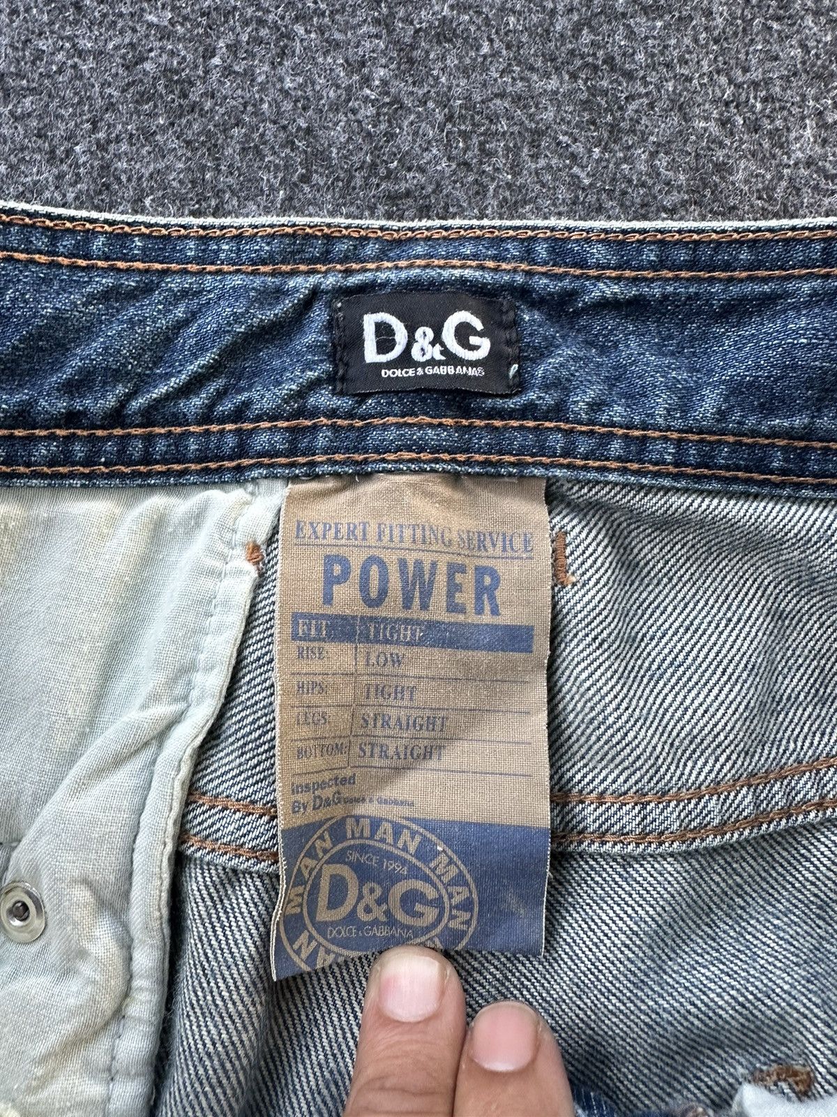 Dolce & Gabbana Dolce Gabbana Distressed Rusty Denim W35 D174 Size US 35 - 14 Thumbnail