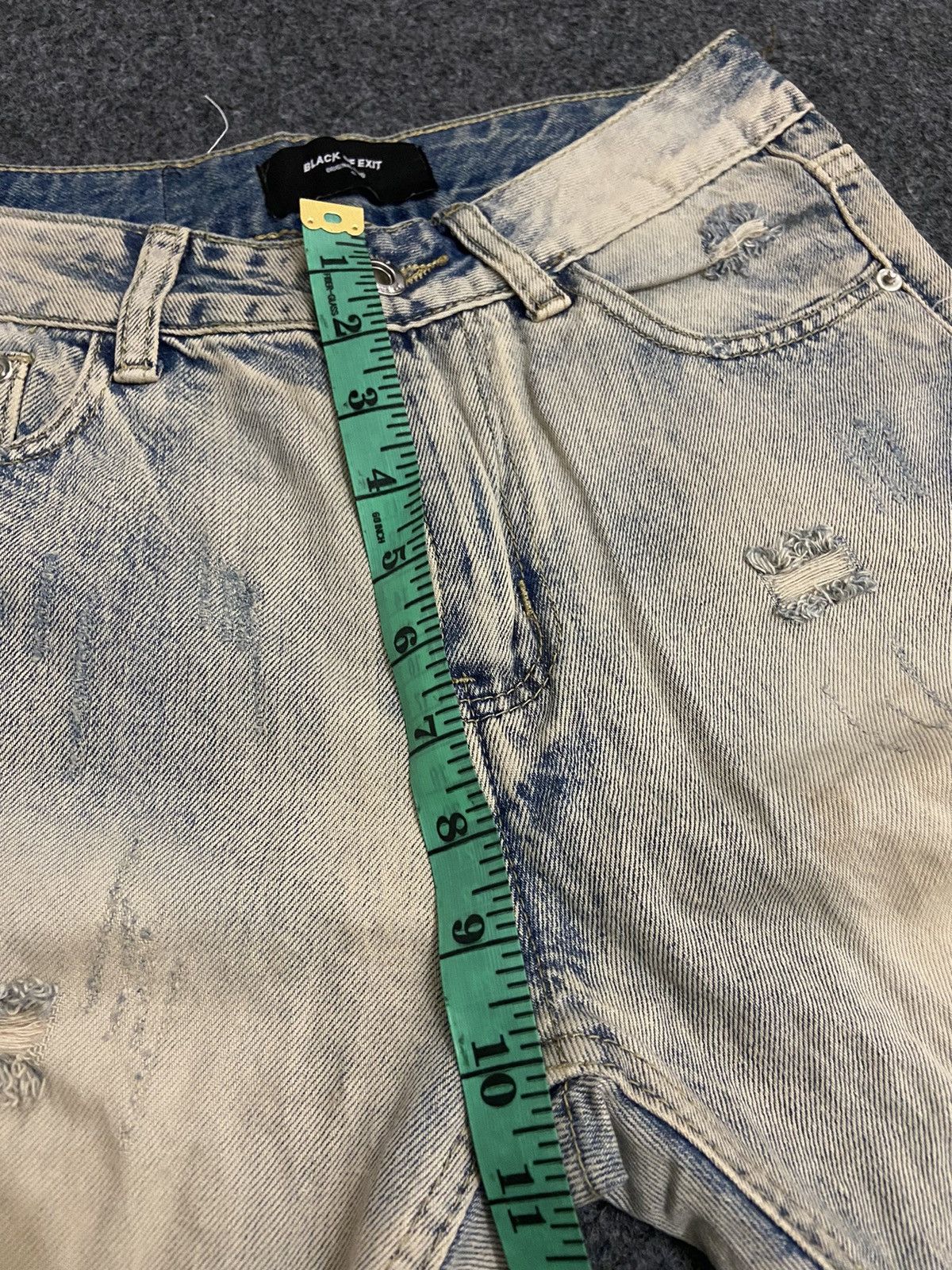 Hysteric Glamour × If Six Was Nine × Le Grande Bleu (L.G.B.) Black of exit denim pants desetresed rider Size US 27 - 15 Thumbnail