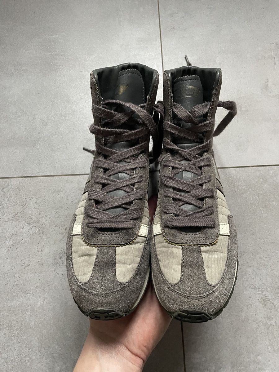Diesel Y2K DIESEL BOXING LEATHER HIGHTOP SNEAKERS Size US 8 / EU 41 - 3 Thumbnail