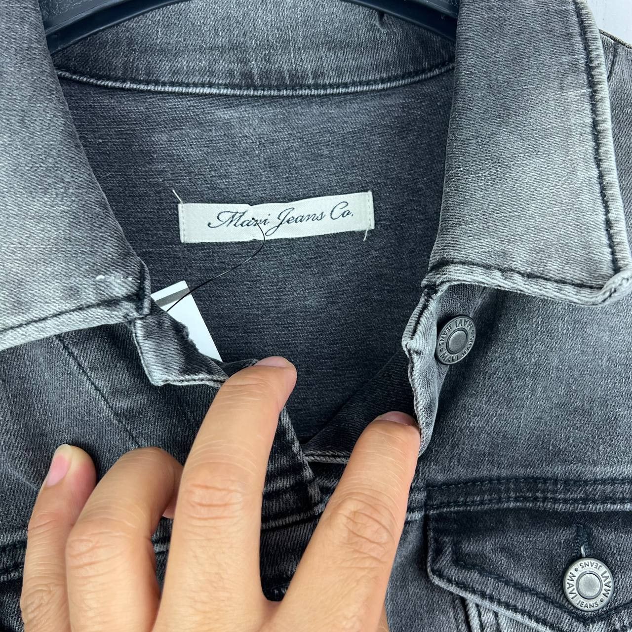 Mavi Mavi Small Cropped Fit Stretchable Denim Jeans Jacket Size S / US 4 / IT 40 - 3 Thumbnail