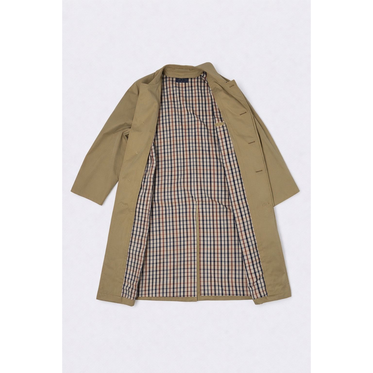 DAKS Daks Classic Khaki Brown Mac Coat, Men's Size US 44, EU 54 Size US XL / EU 56 / 4 - 6 Thumbnail