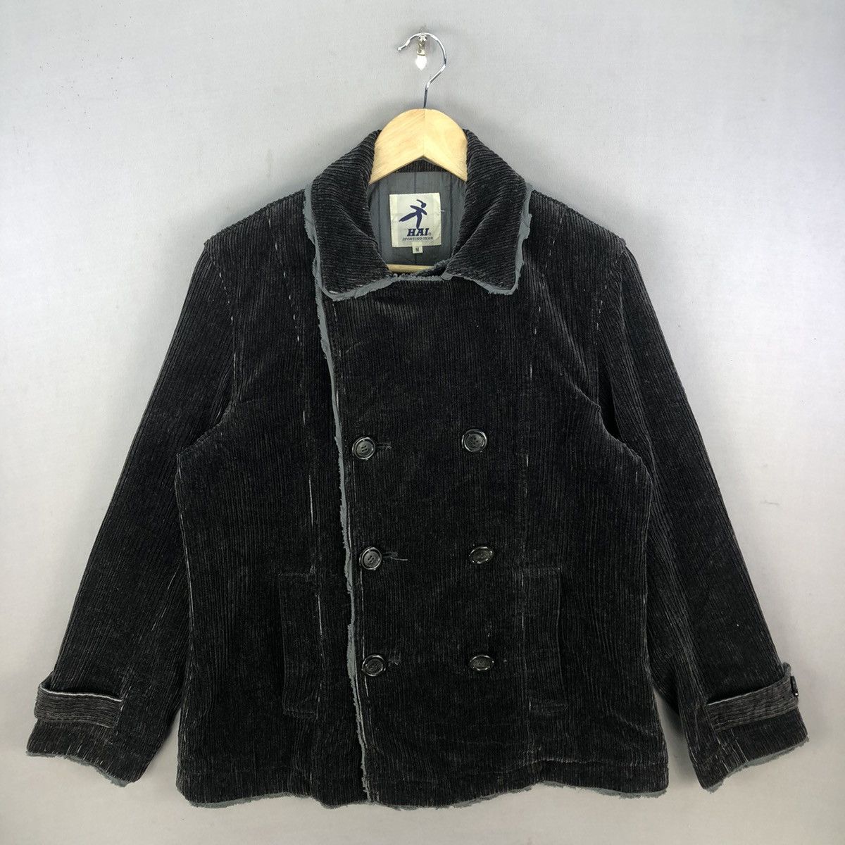 Issey Miyake 1980s HSG by Issey Miyake Double Breasted Corduroy jacket Size US S / EU 44-46 / 1 - 5 Thumbnail
