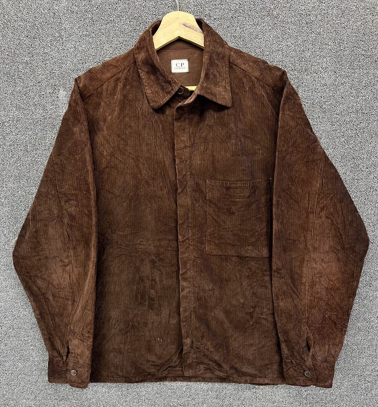 C.P. Company Vintage 90s C.P. Company Corduroi Rare Zip Up Jacket Size US L / EU 52-54 / 3 - 1 Thumbnail
