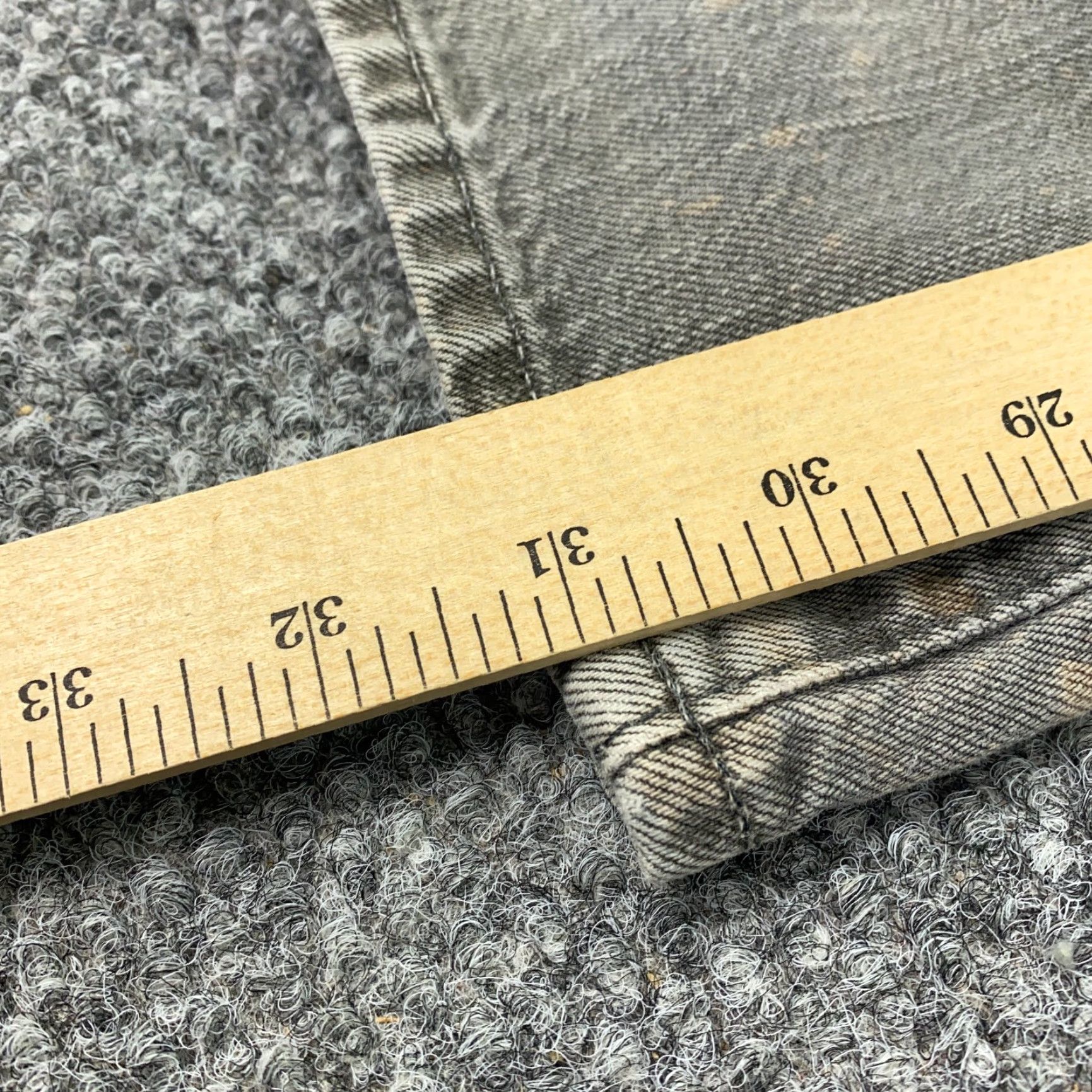 Gap GAP 1969 Jeans Mens 32x32 Gray Denim Straight Distressed Size US 32 / EU 48 - 7 Thumbnail