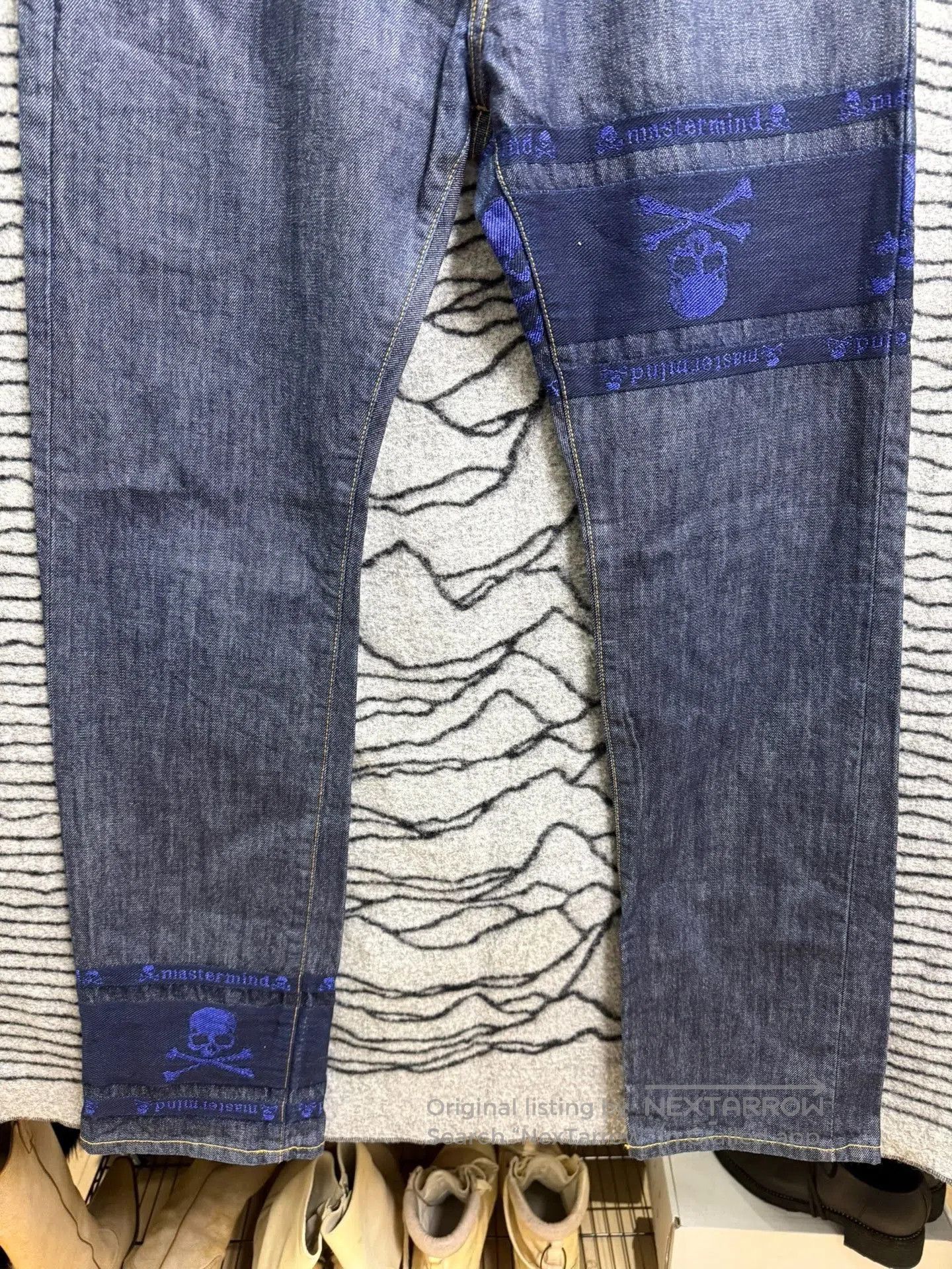 Mastermind Japan Mastermind Japan MMJ Blue Gold Jeans. Size US 34 / EU 50 - 3 Thumbnail