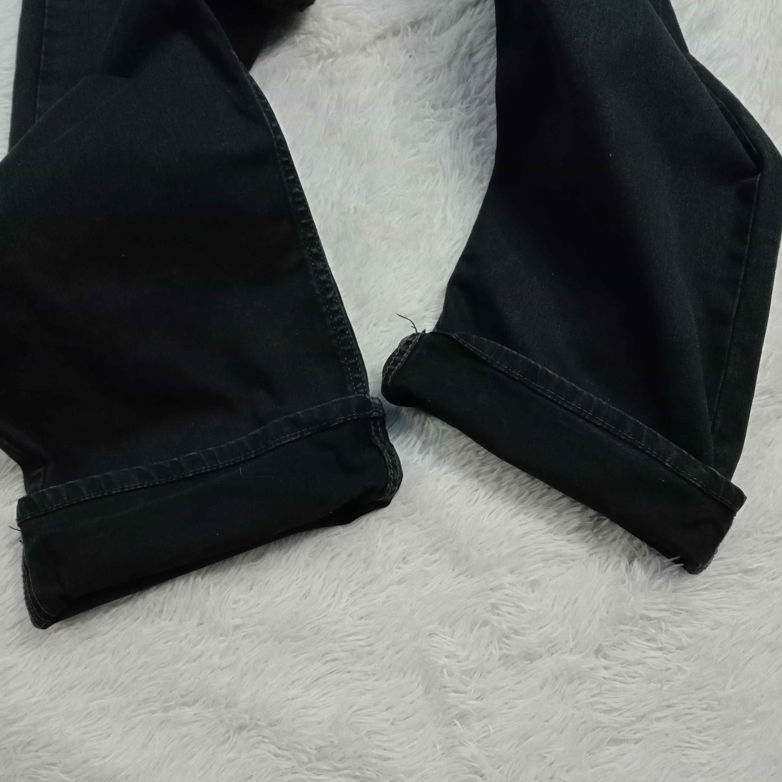 If Six Was Nine Y2k Wrangler Black Regular Jeans Size US 36 / EU 52 - 4 Thumbnail