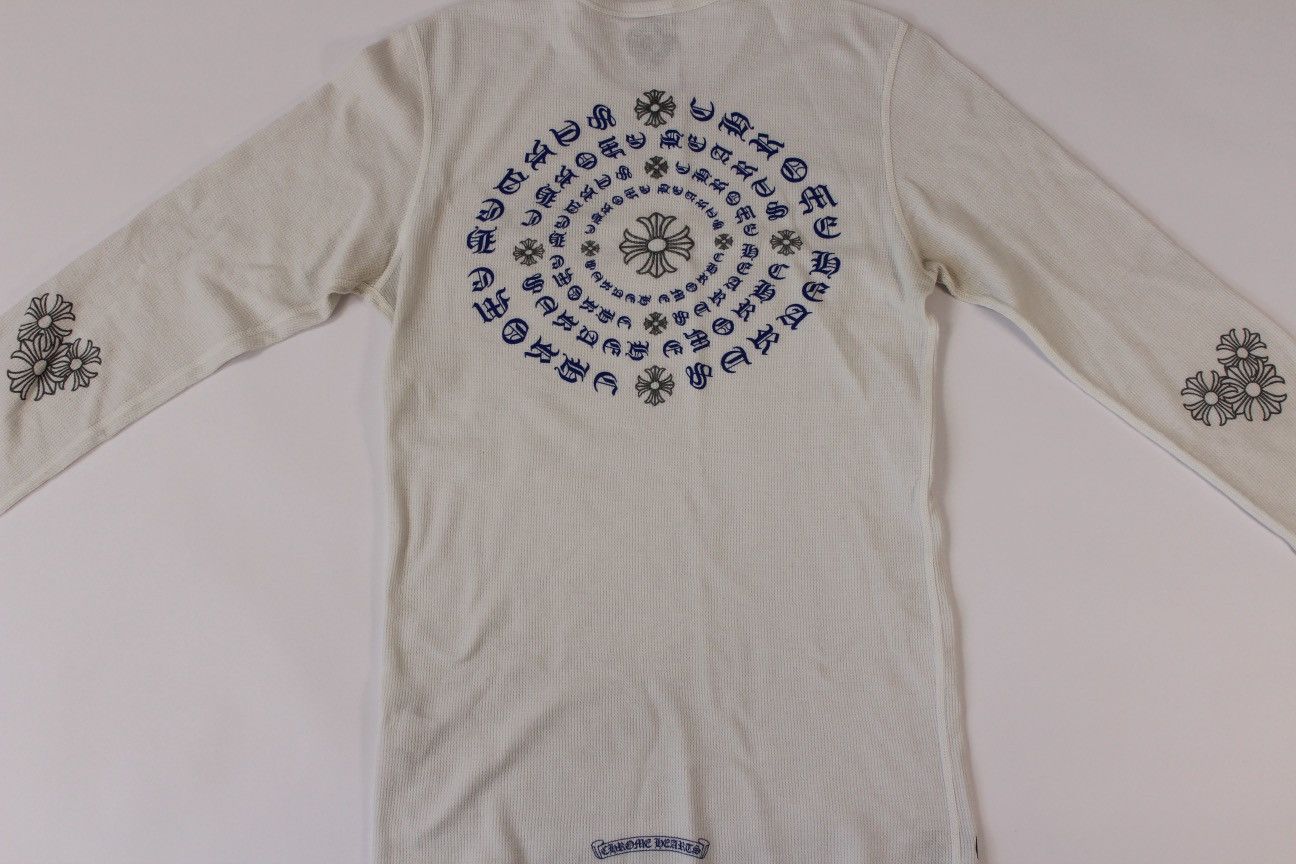 Chrome Hearts Vintage Chrome Hearts Floral Thermal Size US L / EU 52-54 / 3 - 10 Thumbnail