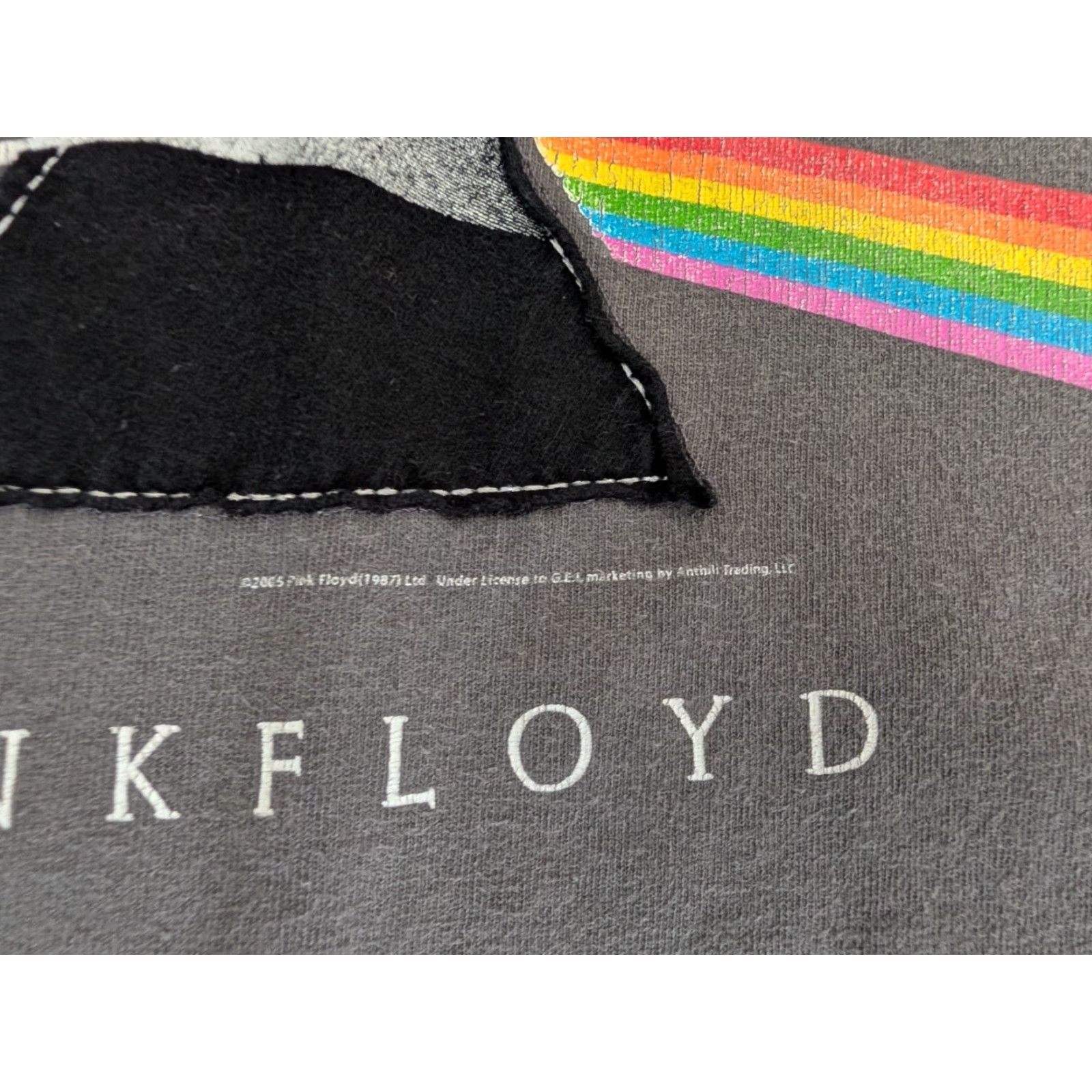 Vintage VINTAGE Pink Floyd Dark Side Of The Moon Tee Shirt L Adult Gray Rock Band Shirt Size US L / EU 52-54 / 3 - 2 Thumbnail