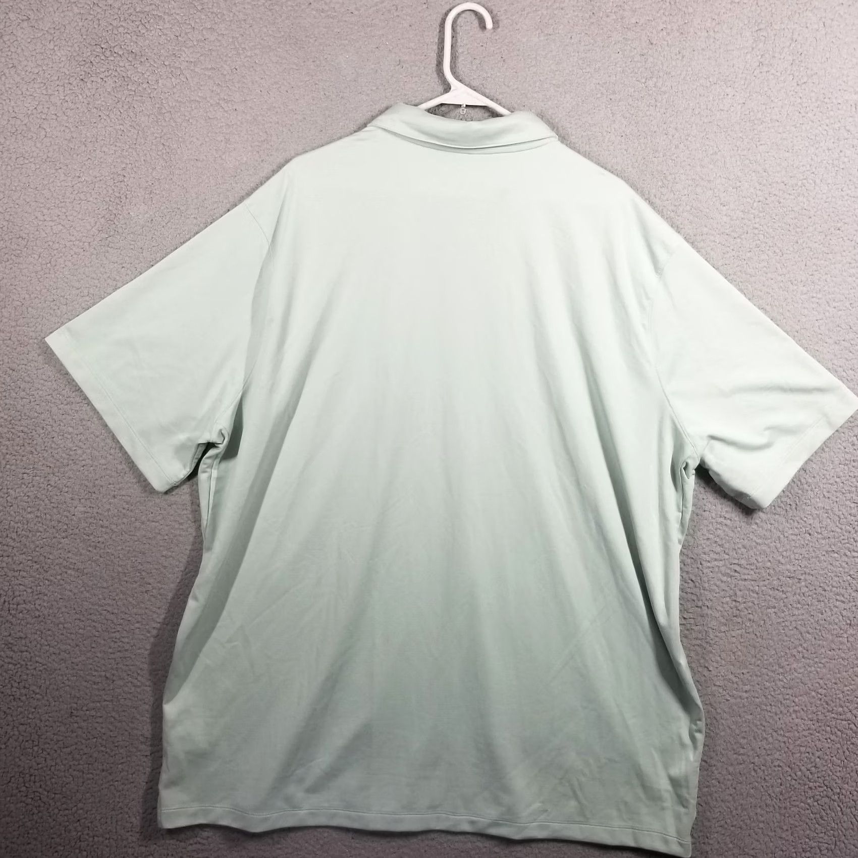 Nike Nike Polo Shirt Top Football Tennis 3XLT Mens Green Dri-Fit Logo Polo Shirt Nike Dry Golf Football Soccer Tennis Regular Short Sleeve Size US XXL / EU 58 / 5 - 2 Thumbnail