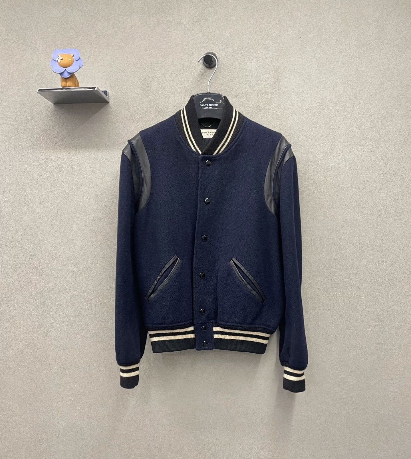 Saint Laurent Paris Saint Laurent Varsity Jacket Size US S / EU 44-46 / 1 - 1 Thumbnail