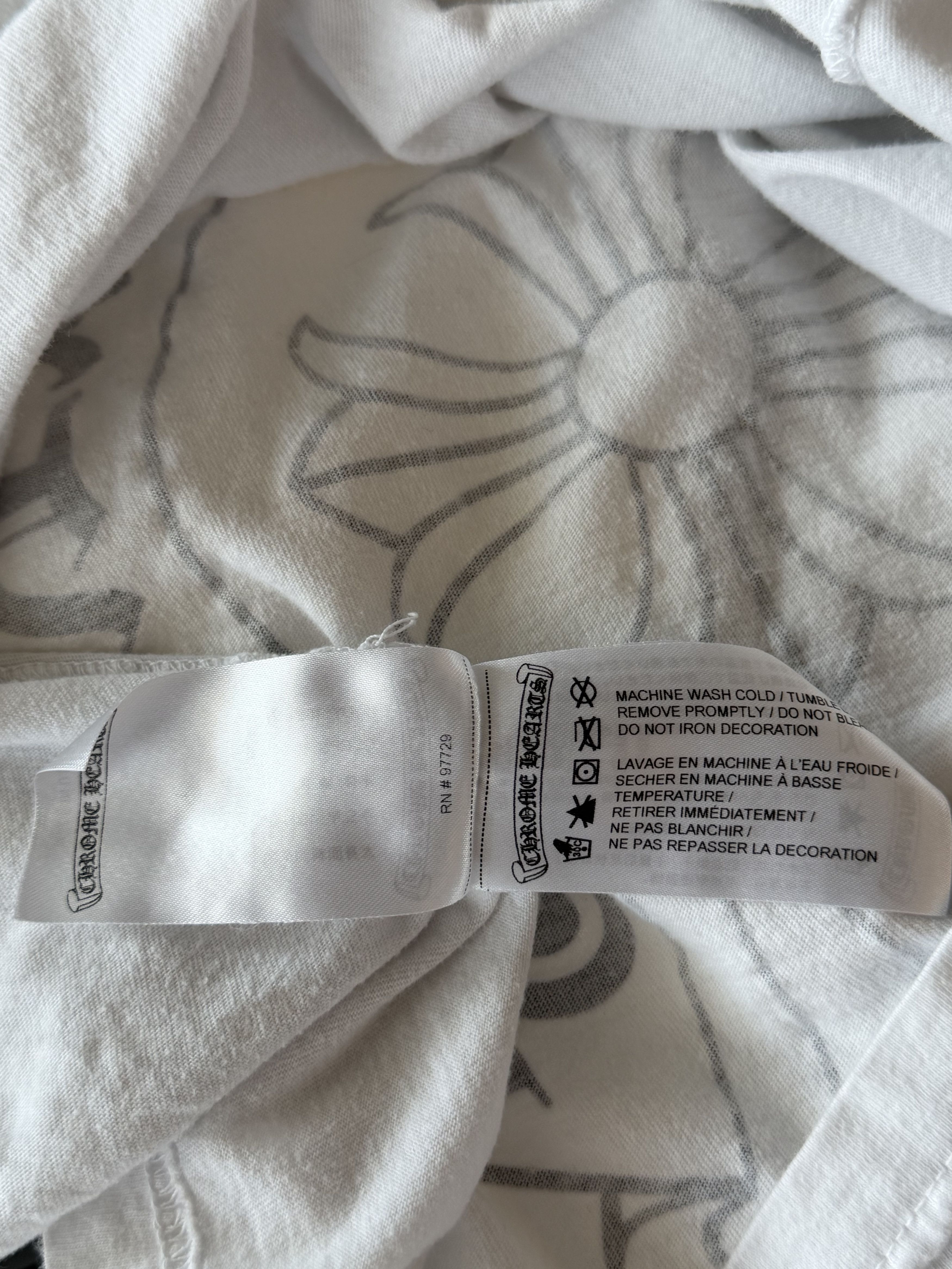 Chrome Hearts White & Multicolor Horseshoe Logo Longsleeve T-Shirt Size US M / EU 48-50 / 2 - 5 Thumbnail