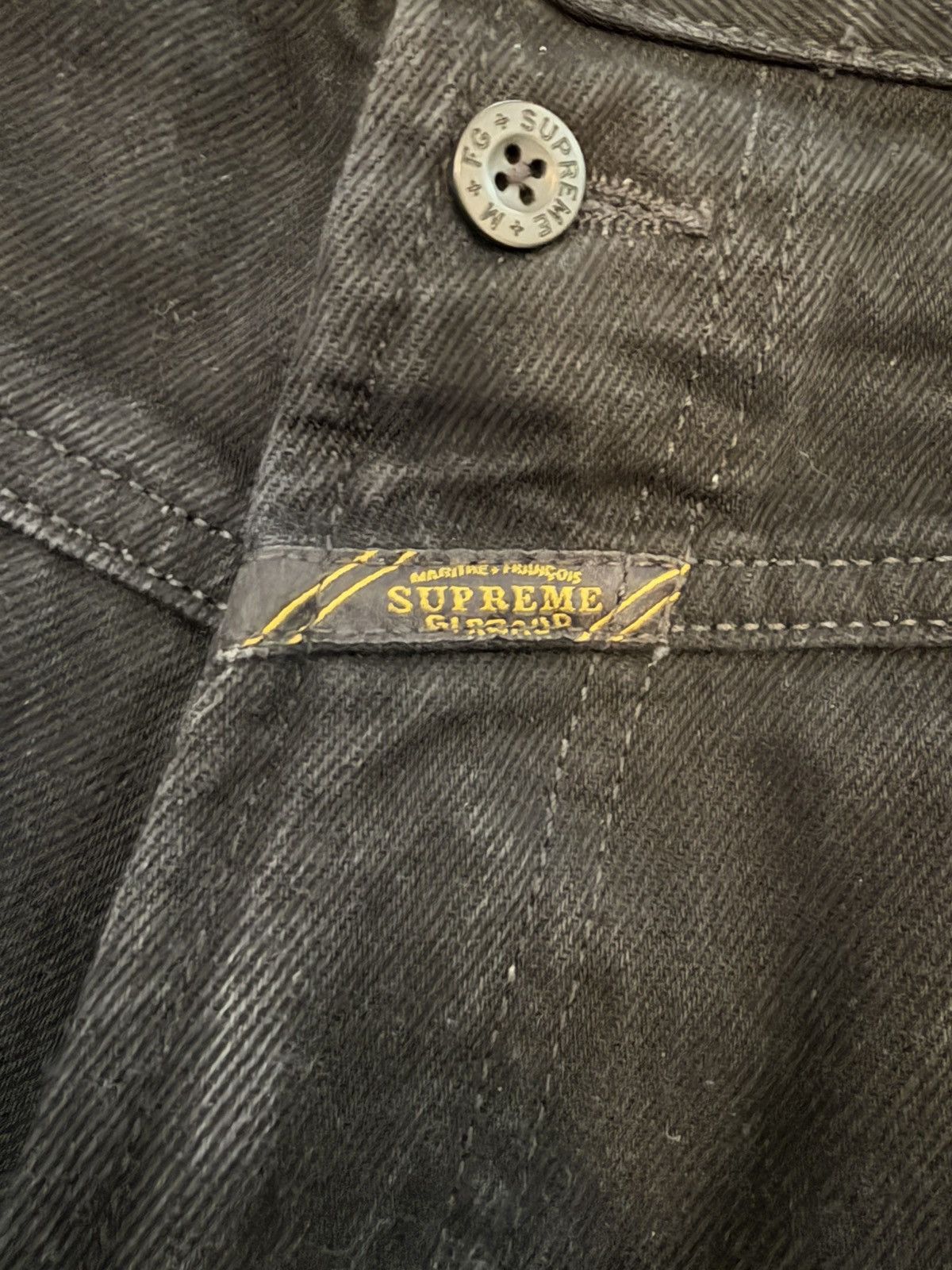Supreme Supreme x Marithe + Francois Girbaud X-Seam Baggy Jean Black Size US 32 / EU 48 - 6 Thumbnail