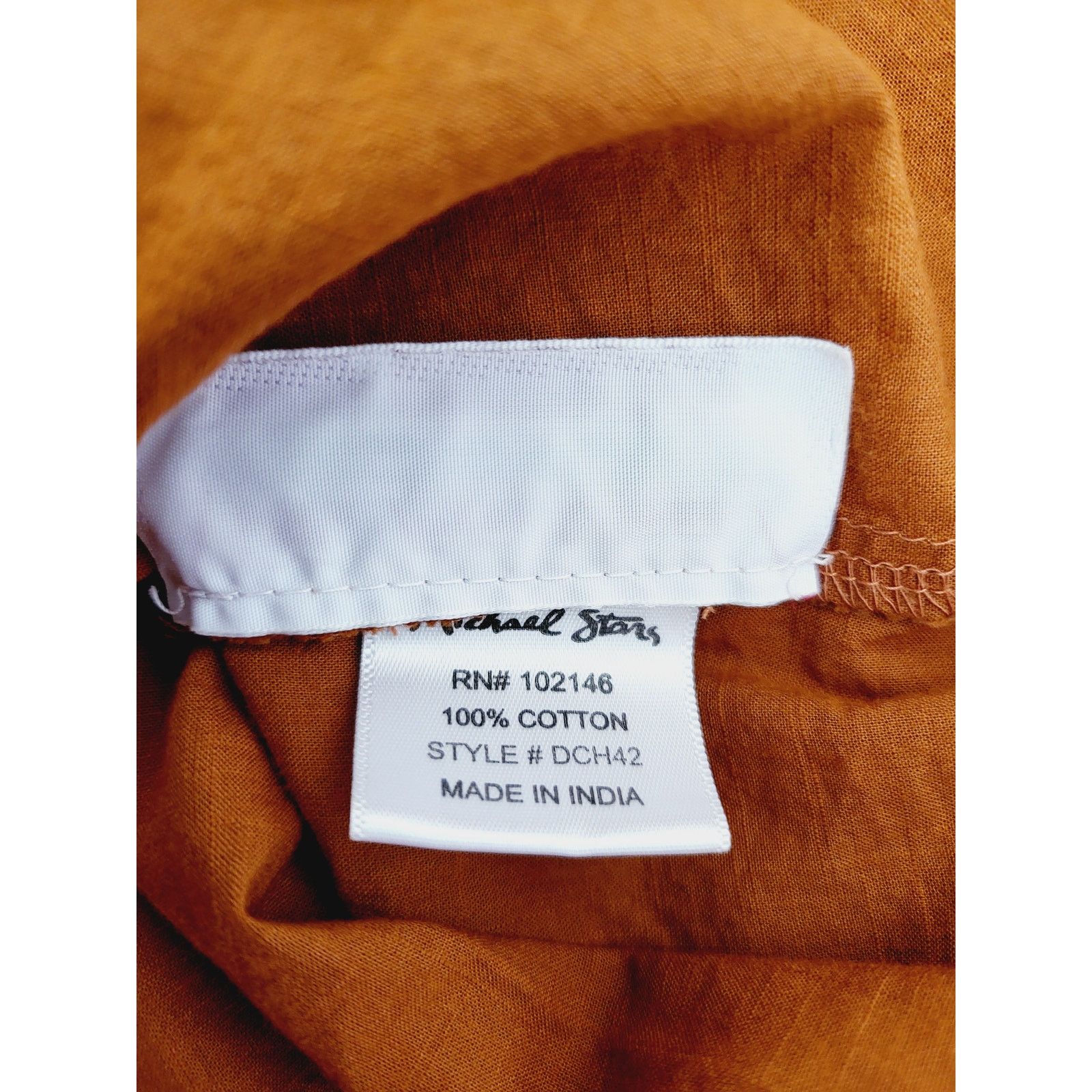 Michael Stars Michael Stars Alexa Balloon Sleeve Blouse - Orange - M Size M / US 6-8 / IT 42-44 - 4 Thumbnail