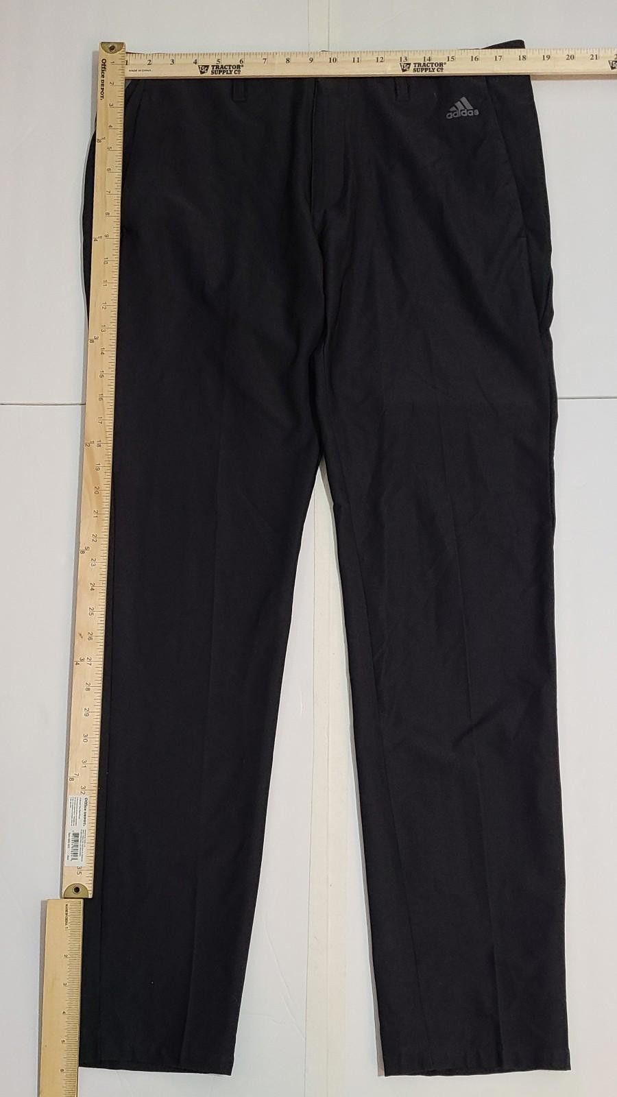 Designer Adidas Performance Golf Mens Pants Size 34x34 Athleisure Size US 36 / EU 52 - 3 Thumbnail
