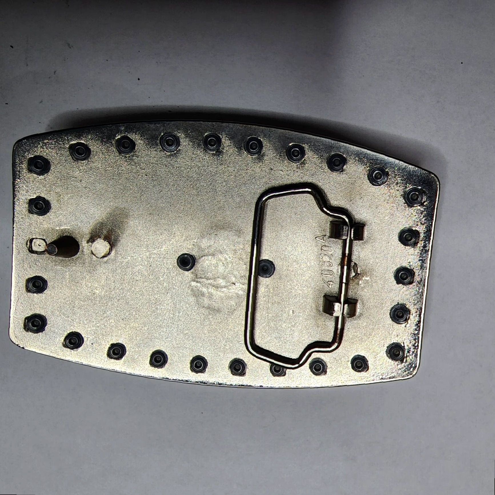 Vintage Vintage Retro Long Horn Cow Bull Western Spikes Belt Buckle Men Leather Metal 1.5in Silver Buckle Western Buckle Bull Animal Theme Mens Size ONE SIZE - 2 Thumbnail