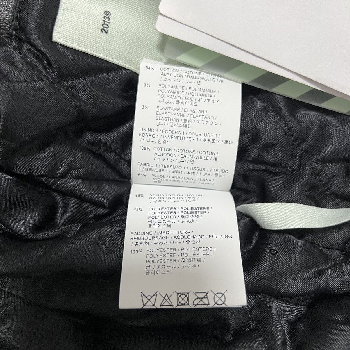 Off-White OFF-WHITE GOLDEN RATIO VARSITY BOMBER JACKET Size US M / EU 48-50 / 2 - 10 Thumbnail