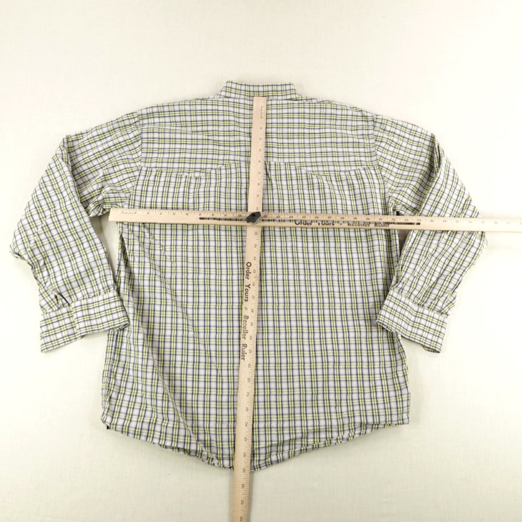 Vintage LARRY MAHAN Shirt Mens Large Gray Yellow Pearl Western Sawtooth Pearl Snap Rodeo Size US L / EU 52-54 / 3 - 6 Thumbnail