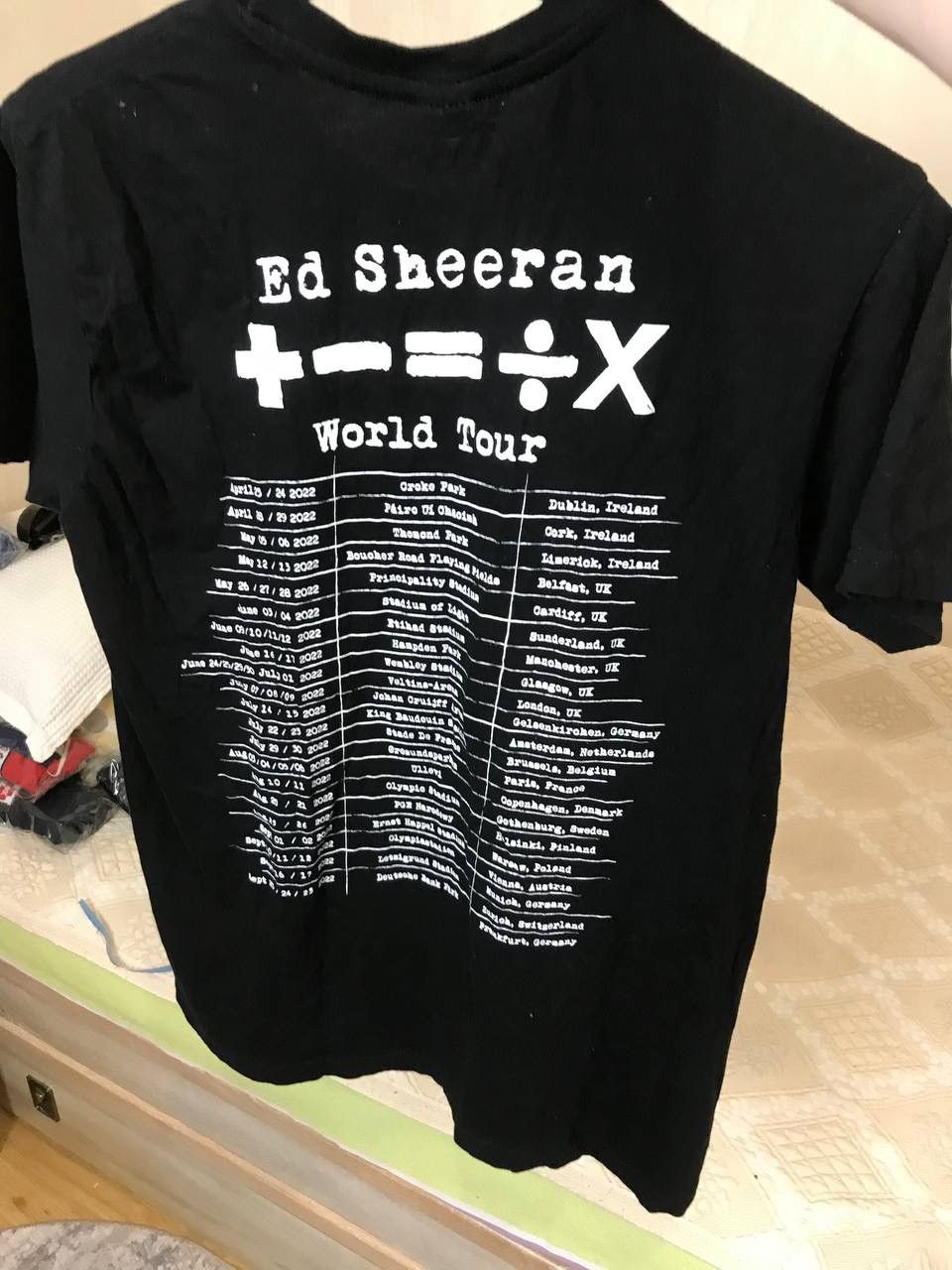 Band Tees × Vintage 🔥 Ed Sheeran 2022 World Tour T Shirt Vintage Rare London Size US M / EU 48-50 / 2 - 9 Thumbnail