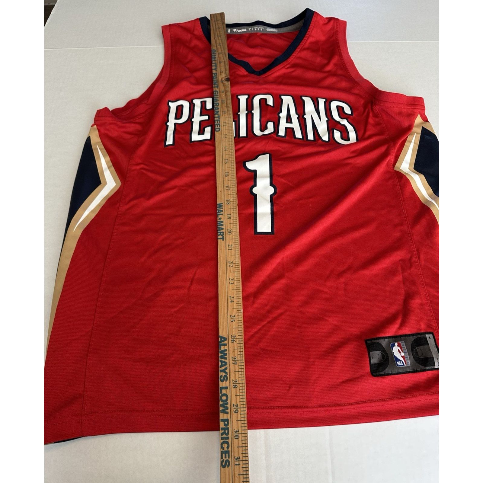 NBA Zion Williamson New Orleans Pelicans LR NBA Jersey Red Size US L / EU 52-54 / 3 - 5 Thumbnail