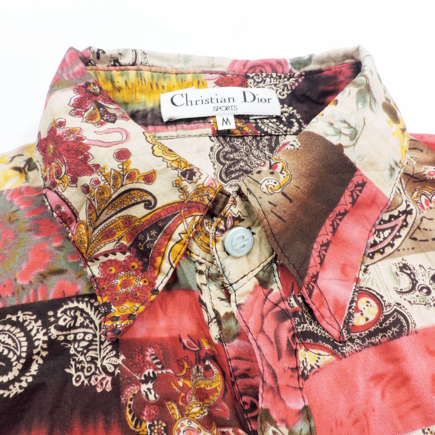 Dior CHRISTIAN DIOR SPORT ALLOVER FLORAL PAISLEY PRINTED SHIRT Size US M / EU 48-50 / 2 - 7 Thumbnail