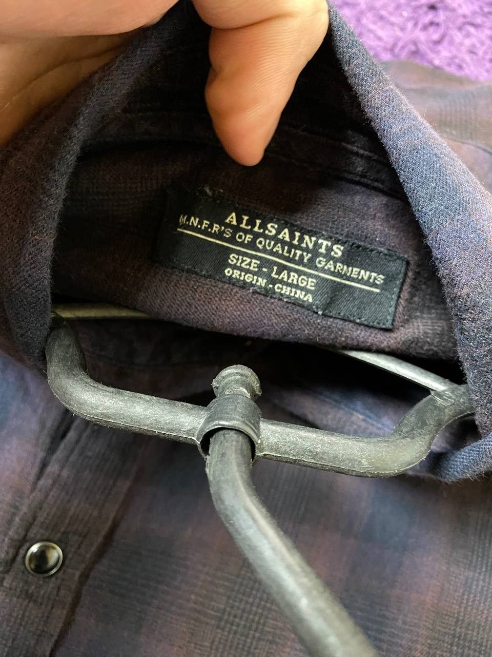 Allsaints VINTAGE Print Shirt Allsaints Size L Streetwear Size US L / EU 52-54 / 3 - 5 Thumbnail