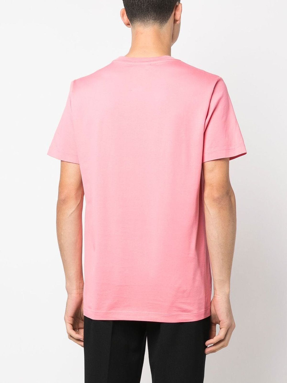 Marni o1y0225 Logo Crewneck T-Shirt in Pink Size US M / EU 48-50 / 2 - 4 Thumbnail