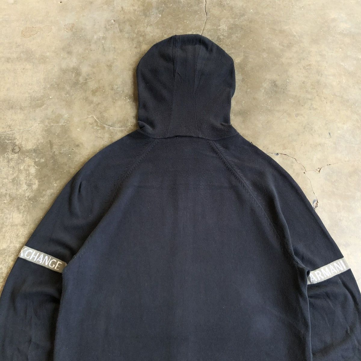 Armani Exchange Armani Exchange Logo Slevee Taped Ziphoodie Black Luxury Size US L / EU 52-54 / 3 - 13 Thumbnail