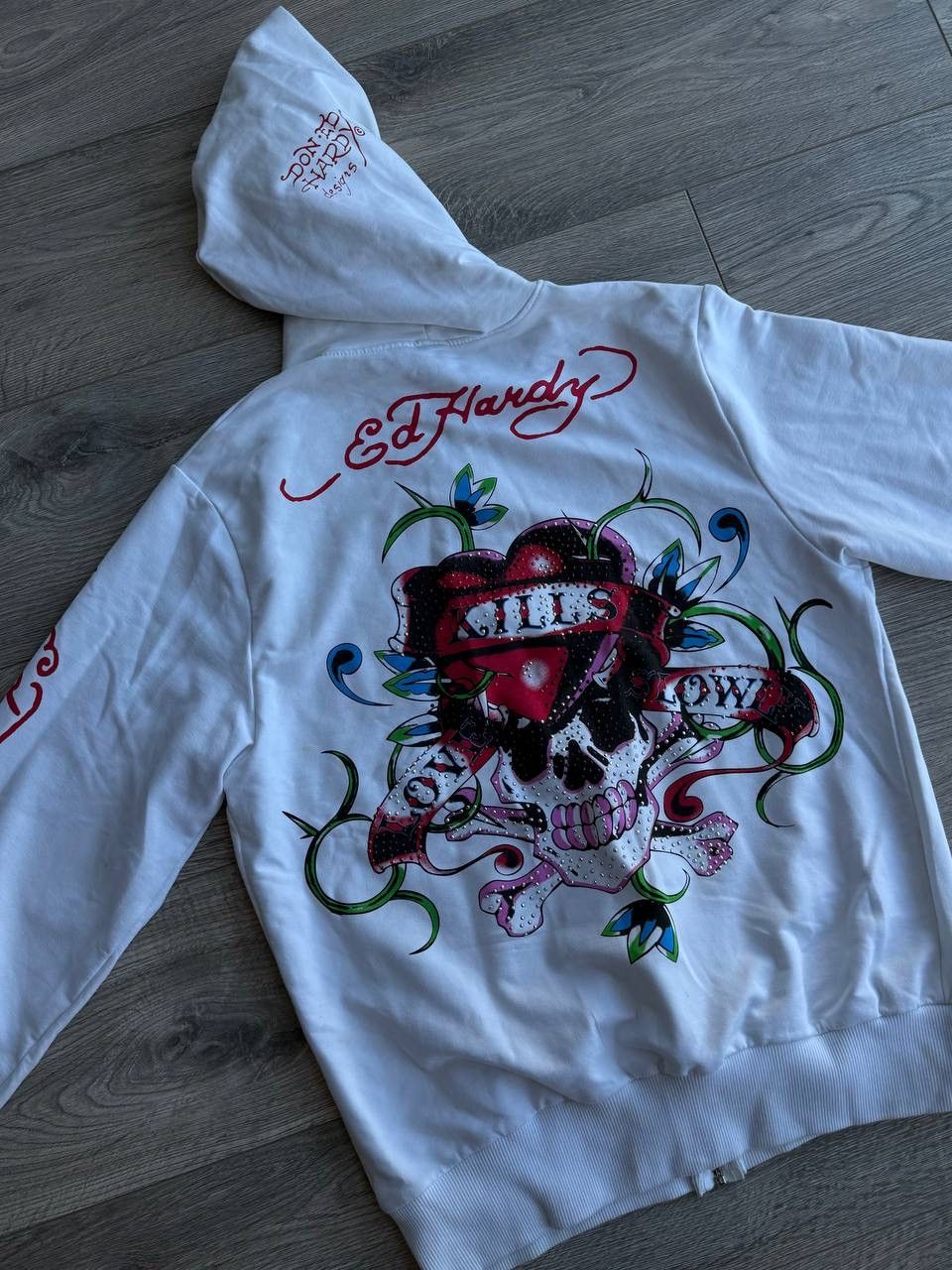 Ed Hardy Ed Hardy Zip Hoodie Size L / US 10 / IT 46 - 2 Thumbnail