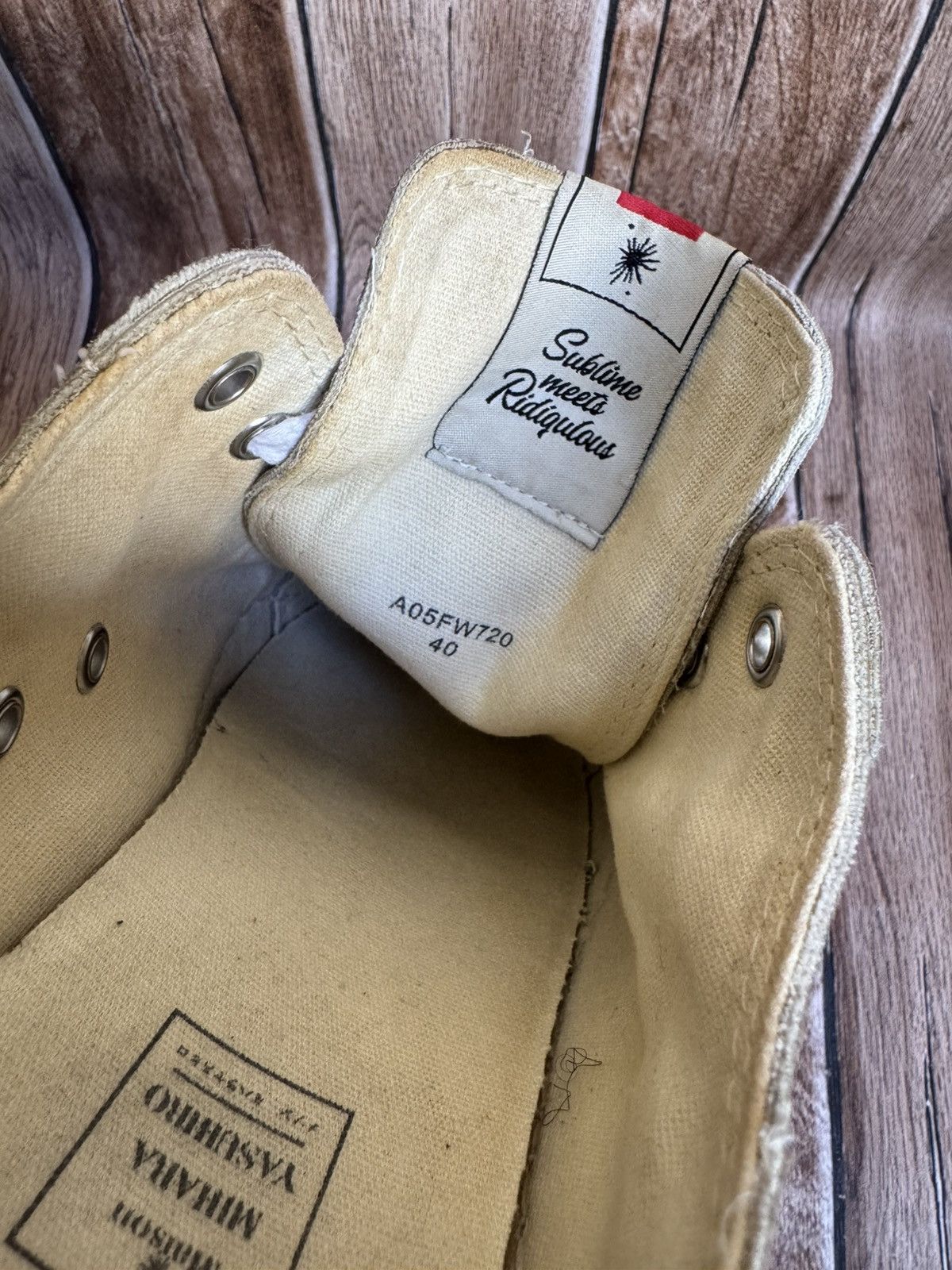 Maison MIHARA YASUHIRO × Nigel Cabourn Mmy Og sole Dip sneaker Size US 7 / EU 40 - 7 Thumbnail