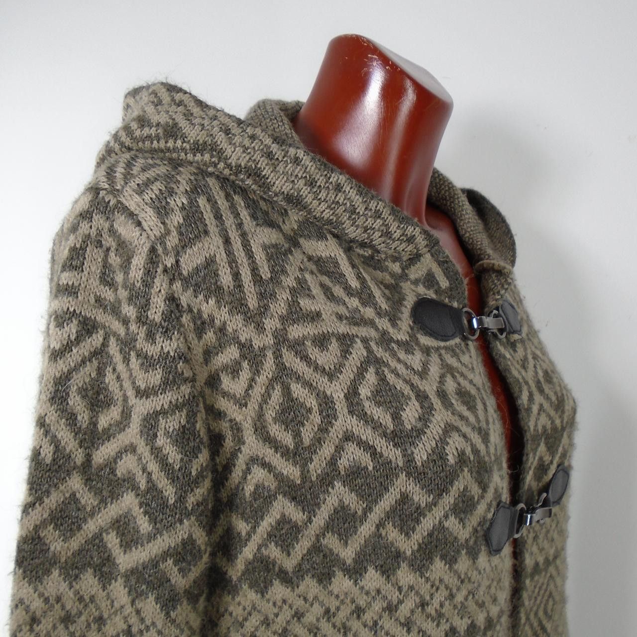 Vintage Women's Cardigan Italy Moda. Brown. M. Used. Very good Size M / US 6-8 / IT 42-44 - 8 Thumbnail