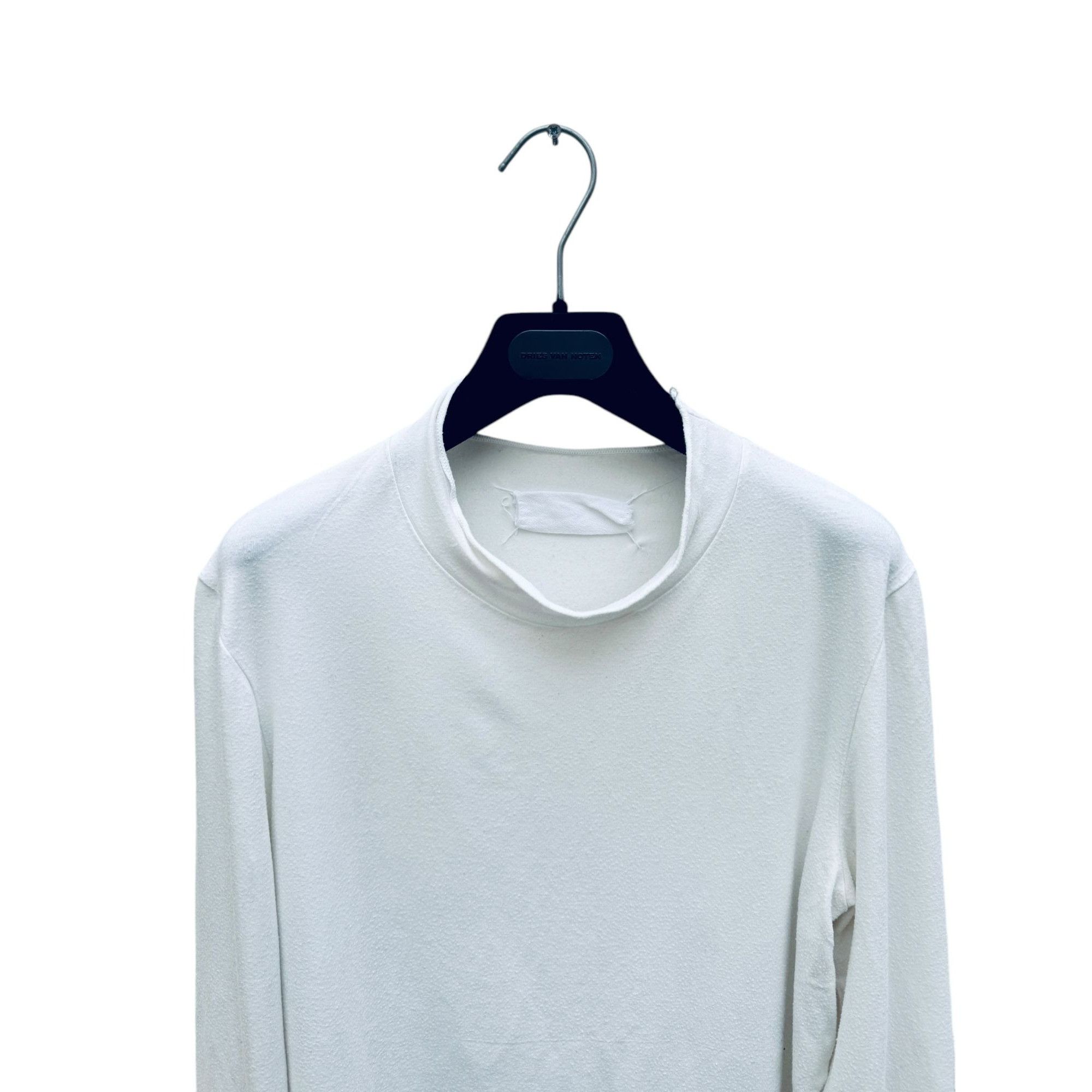 Maison Margiela FW 1998 White Mockneck Size M / US 6-8 / IT 42-44 - 3 Thumbnail
