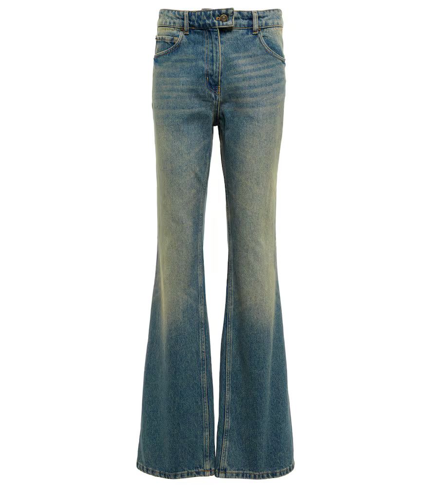 Courreges o1mle0824 5 Poches Bootcut Denim in Light Blue Size 27" / US 4 / IT 40 - 1 Preview