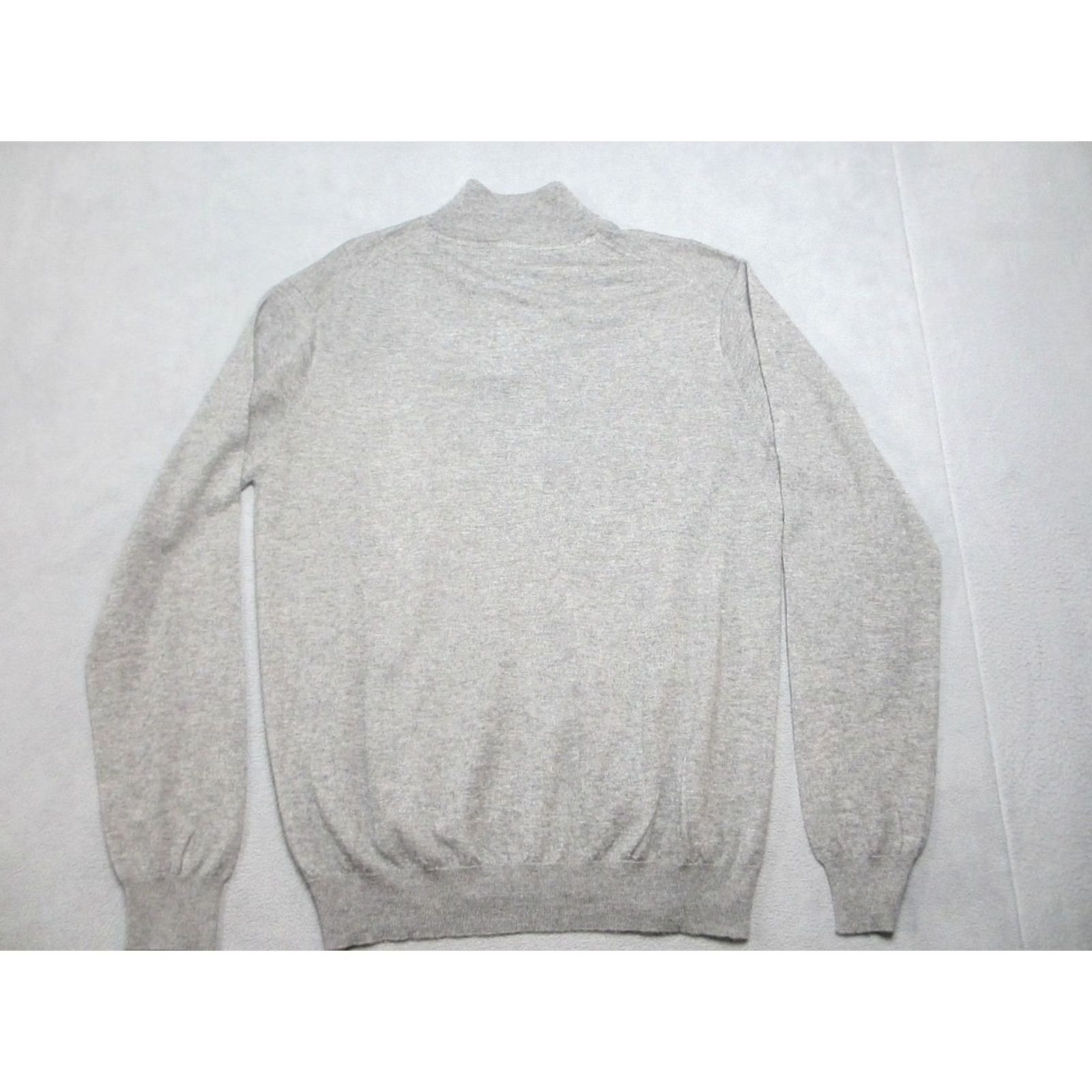 Angelo Nardelli Angelo Nardelli Cardigan Sweater Mens 56 Gray Wool Silk Blend Button Front Mock Neck Knit Casual Cardigan Size US XL / EU 56 / 4 - 7 Thumbnail