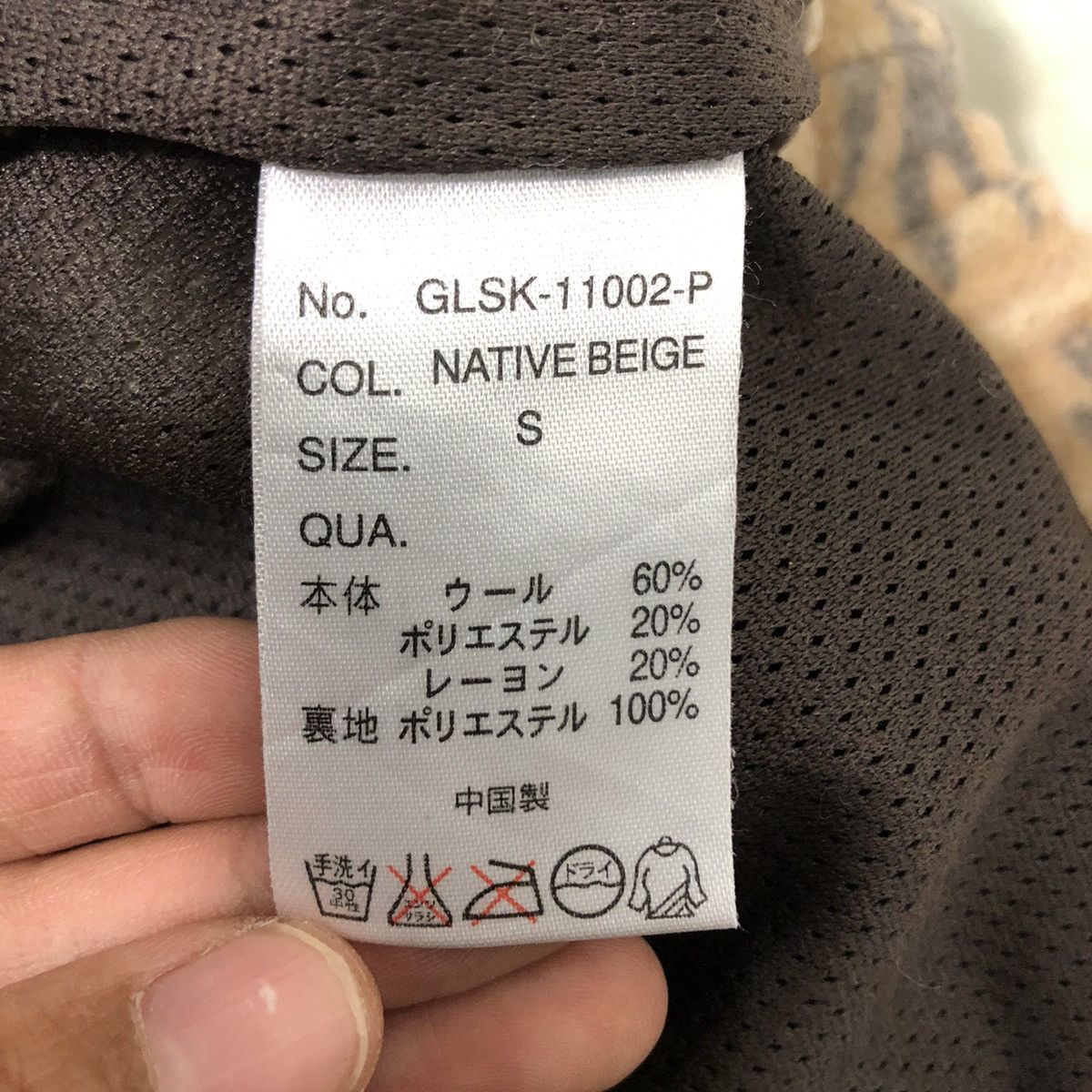 Gramicci 📌Vintage Wool Skirt Gramicci Navajo Native Aztec Design Usa Size 28" / US 6 / IT 42 - 15 Thumbnail