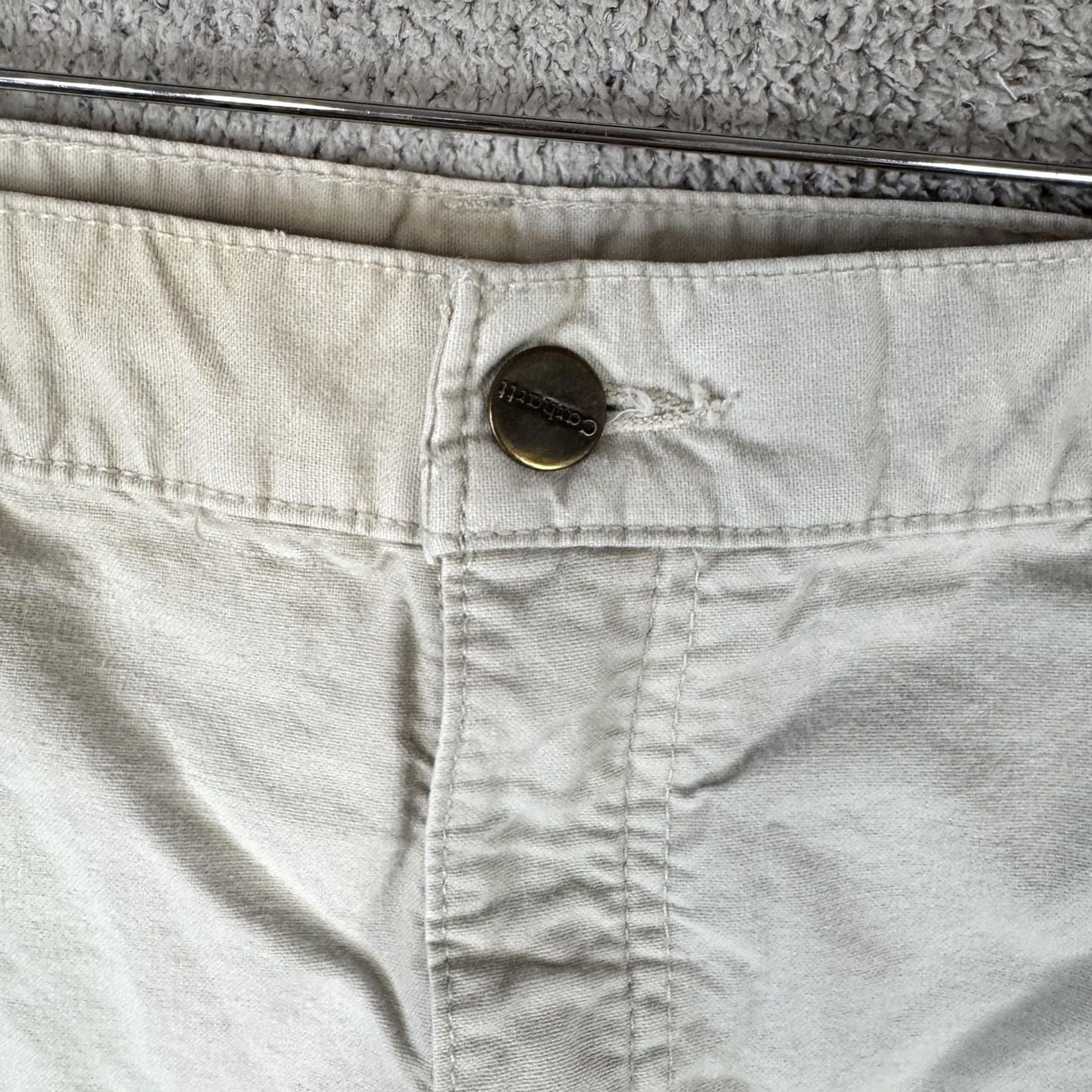 Carhartt Carhartt Cargo Shorts Mens 40 Beige Canvas Relaxed Fit Work Pockets Summer Casual Workwear Men's Size US 40 / EU 56 - 4 Thumbnail