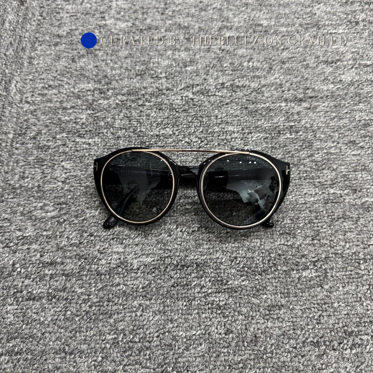 Tom Ford PRIVATE COLLECTION TOM N.8 Super rare real horn frame