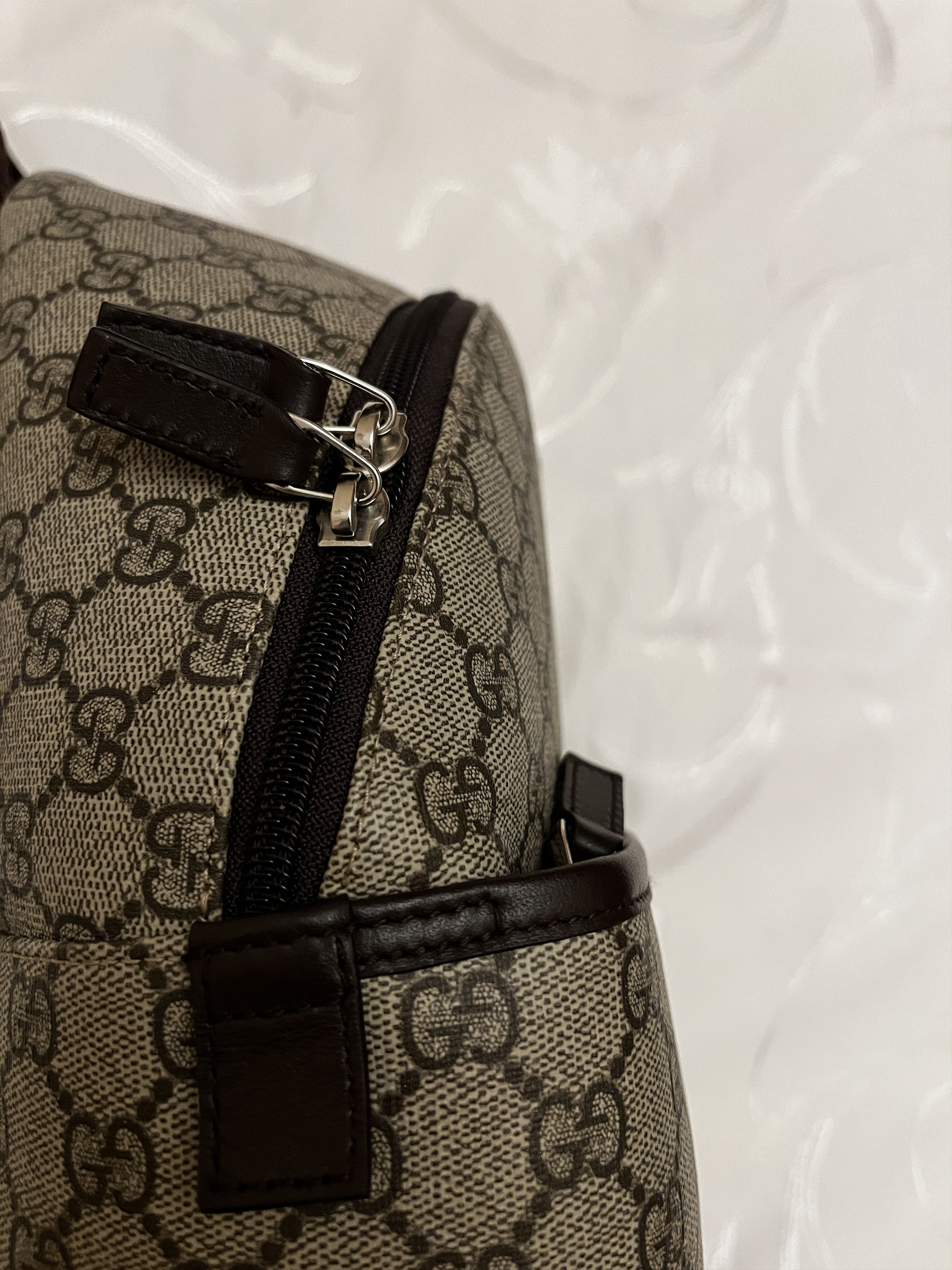 Gucci Gucci Kids GG supreme canvas backpack Size ONE SIZE - 5 Thumbnail