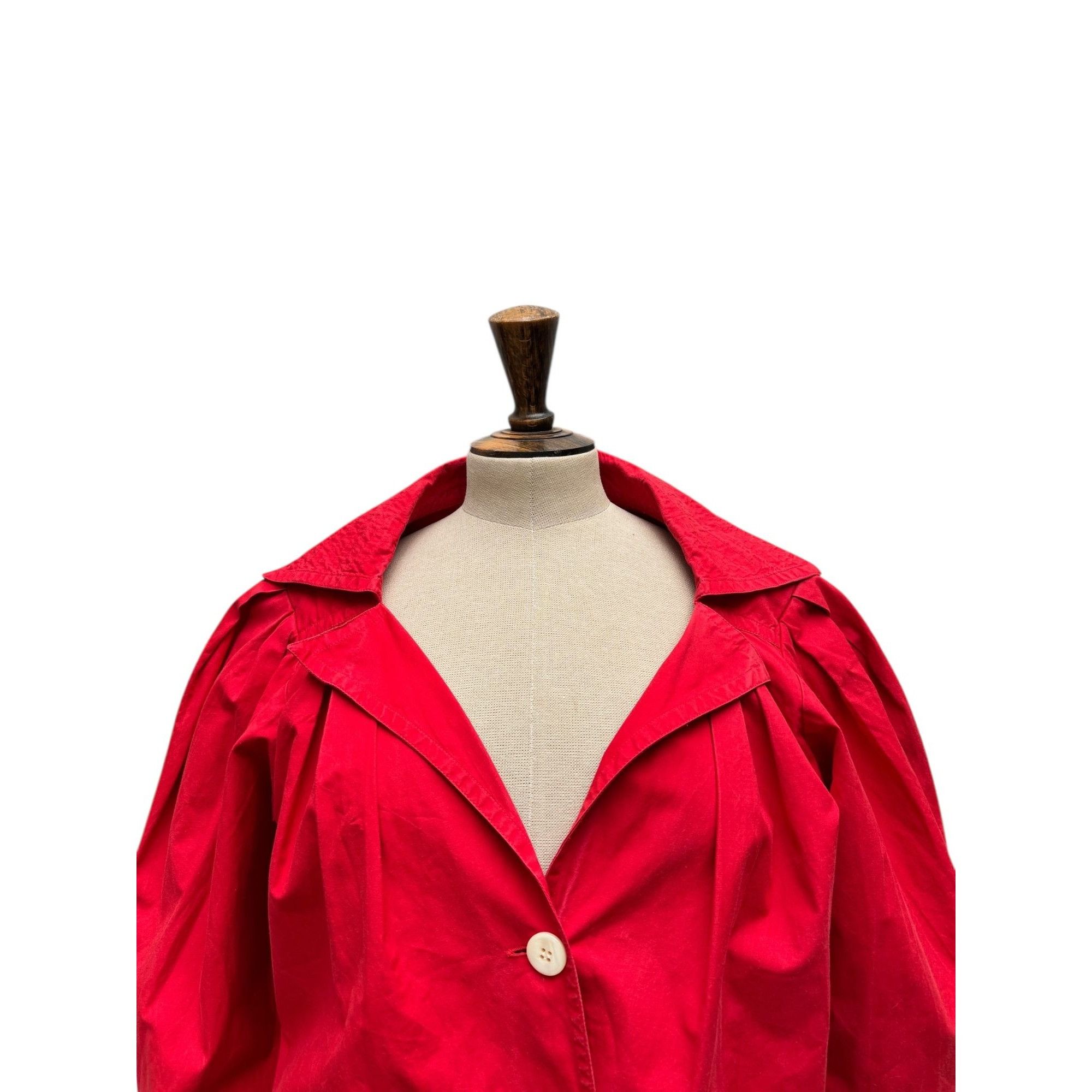 Yves Saint Laurent 1970s Red Front-Buttoned Shirt Size M / US 6-8 / IT 42-44 - 2 Thumbnail