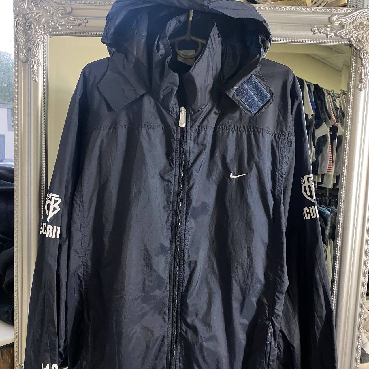 Nike Vintage Nike Track Jacket Y2K Security Size US M / EU 48-50 / 2 - 2 Thumbnail