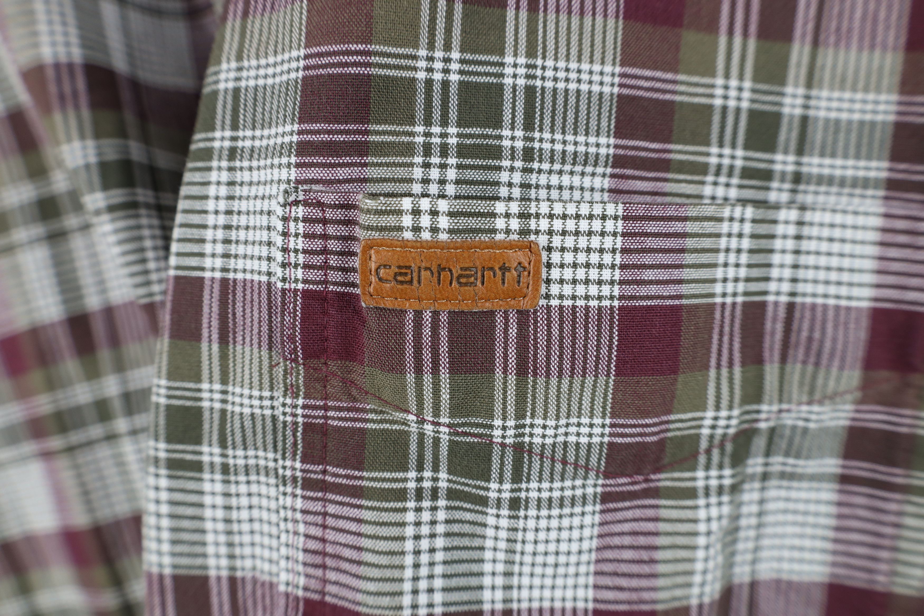 Carhartt Vintage 90s Carhartt Spell Short Sleeve Button Down Shirt Size US XXL / EU 58 / 5 - 4 Thumbnail